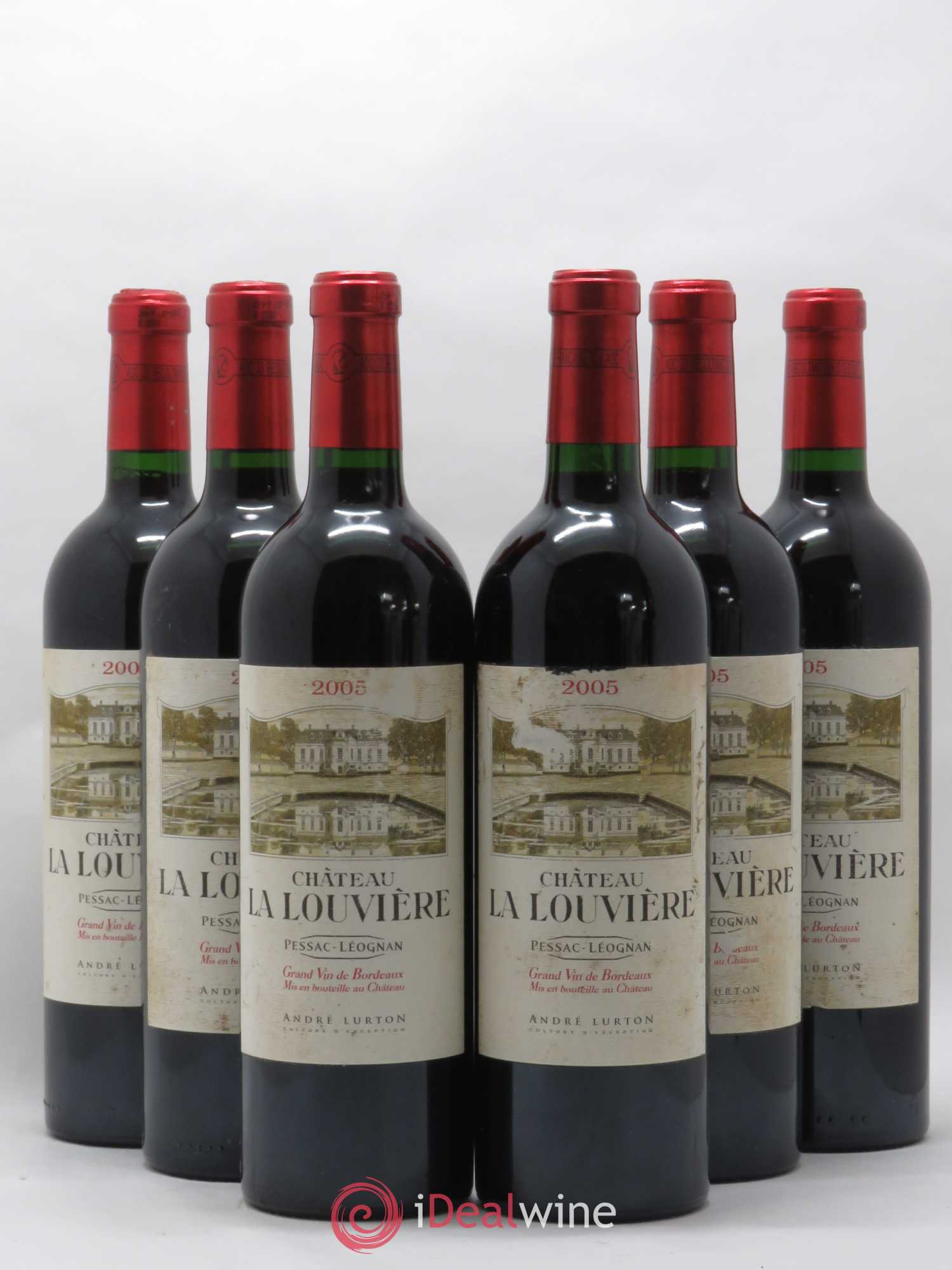 Château la Louvière 2005 - Lot de 6 bouteilles - 0