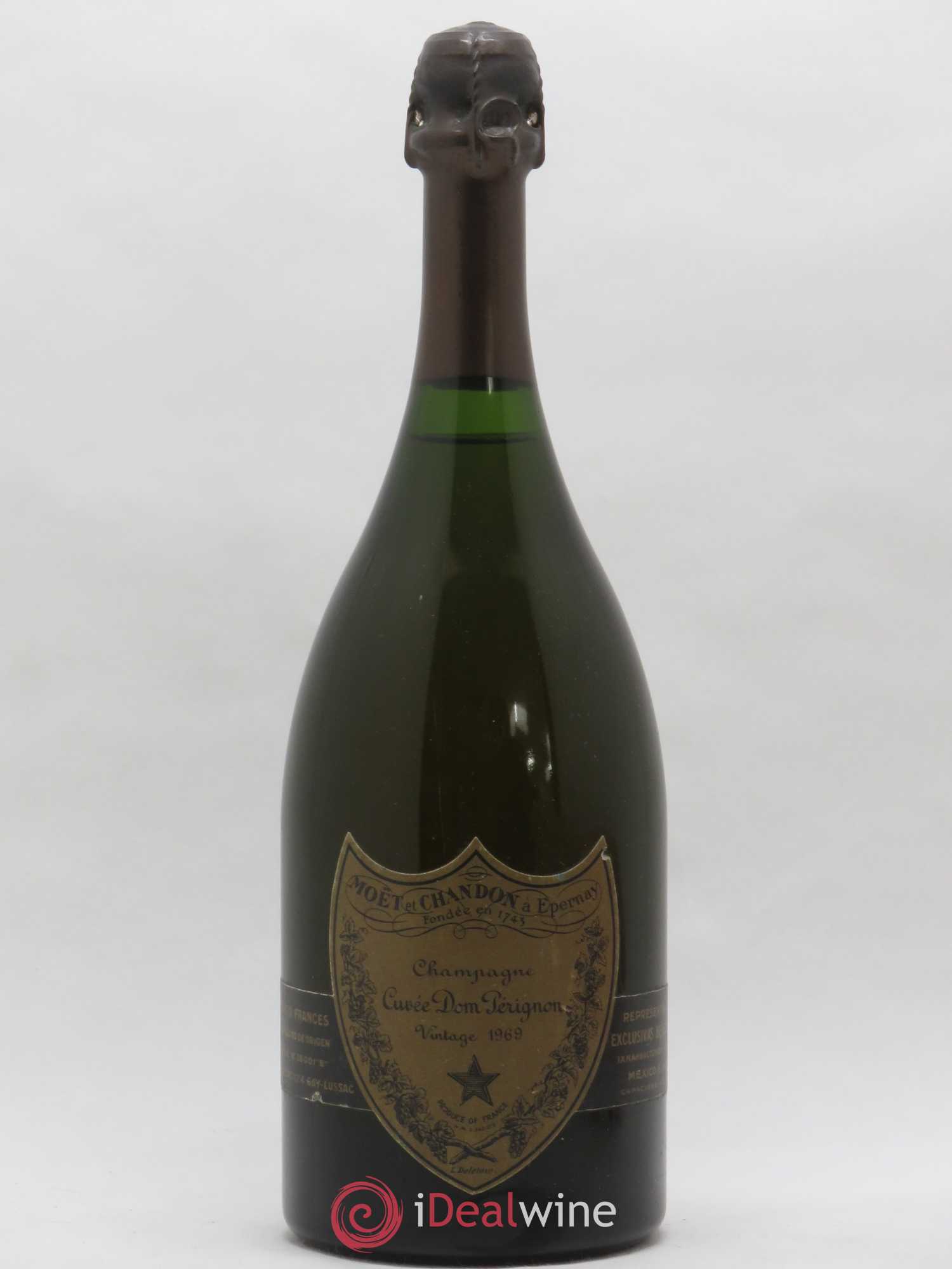 Brut Dom Pérignon 1969 - Lot de 1 bouteille - 0