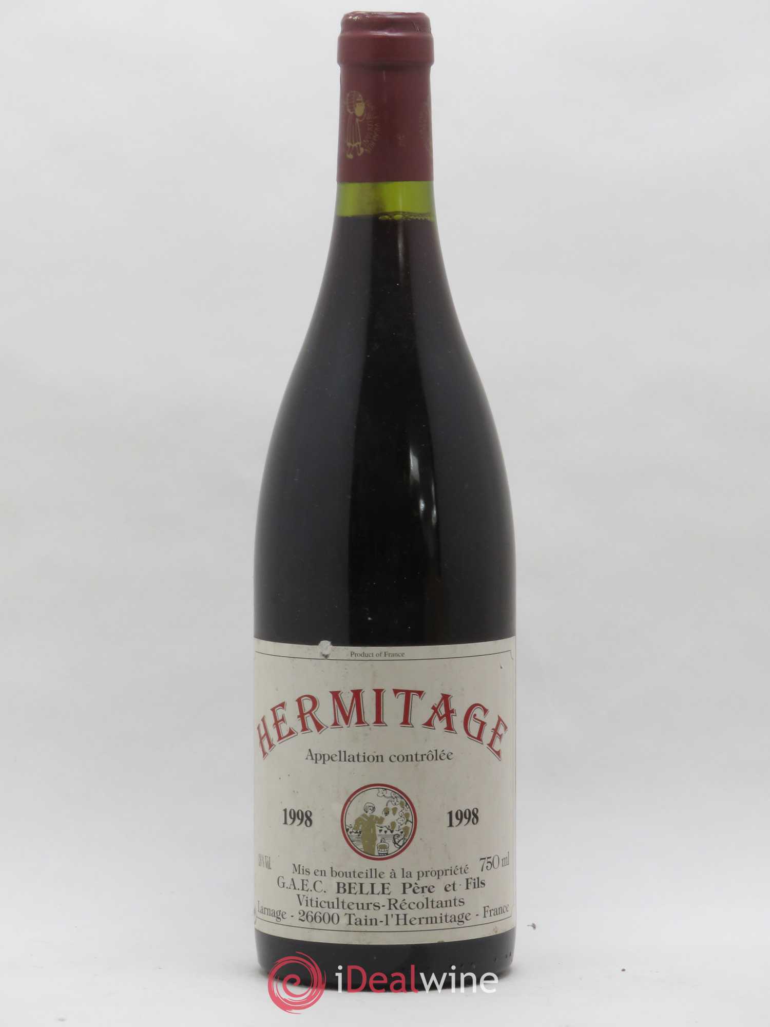 Hermitage Gaec Belle P&F 1998 - Posten von 1 Flasche - 0