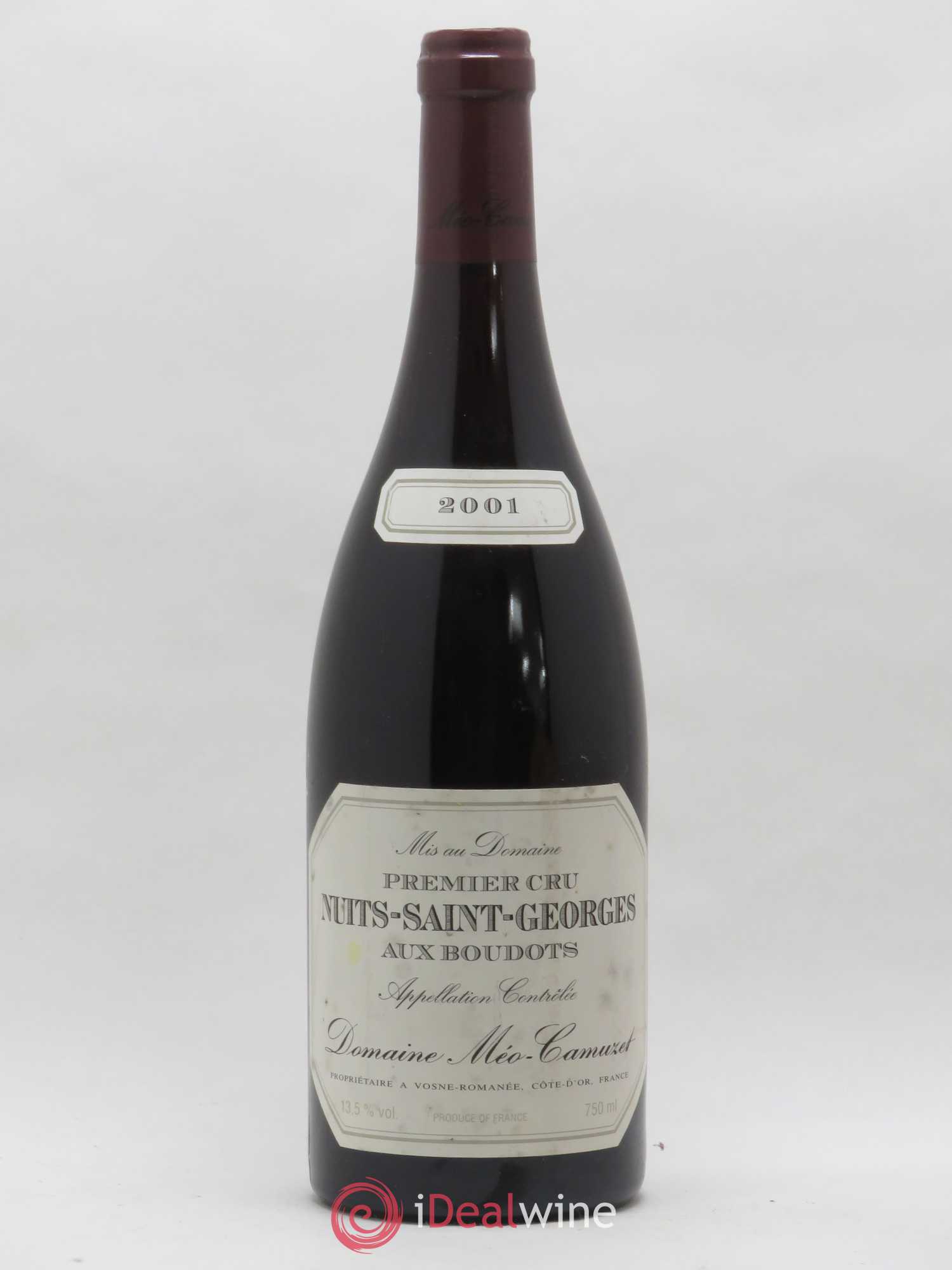 Nuits-Saint-Georges 1er Cru Aux Boudots Méo-Camuzet (Domaine) 2001 - Lot de 1 bouteille - 0