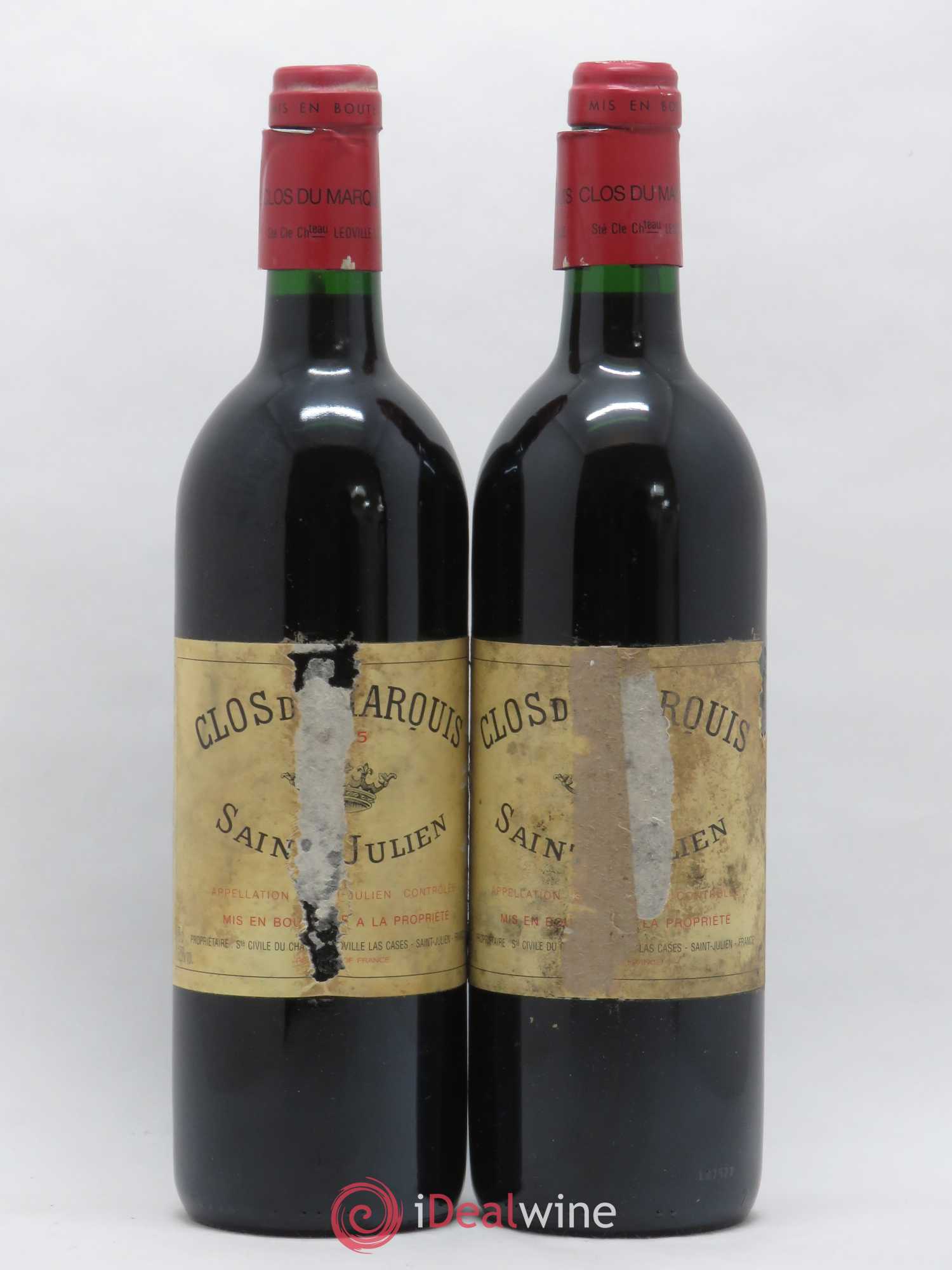 Clos du Marquis 1995 - Lot de 2 bouteilles - 0