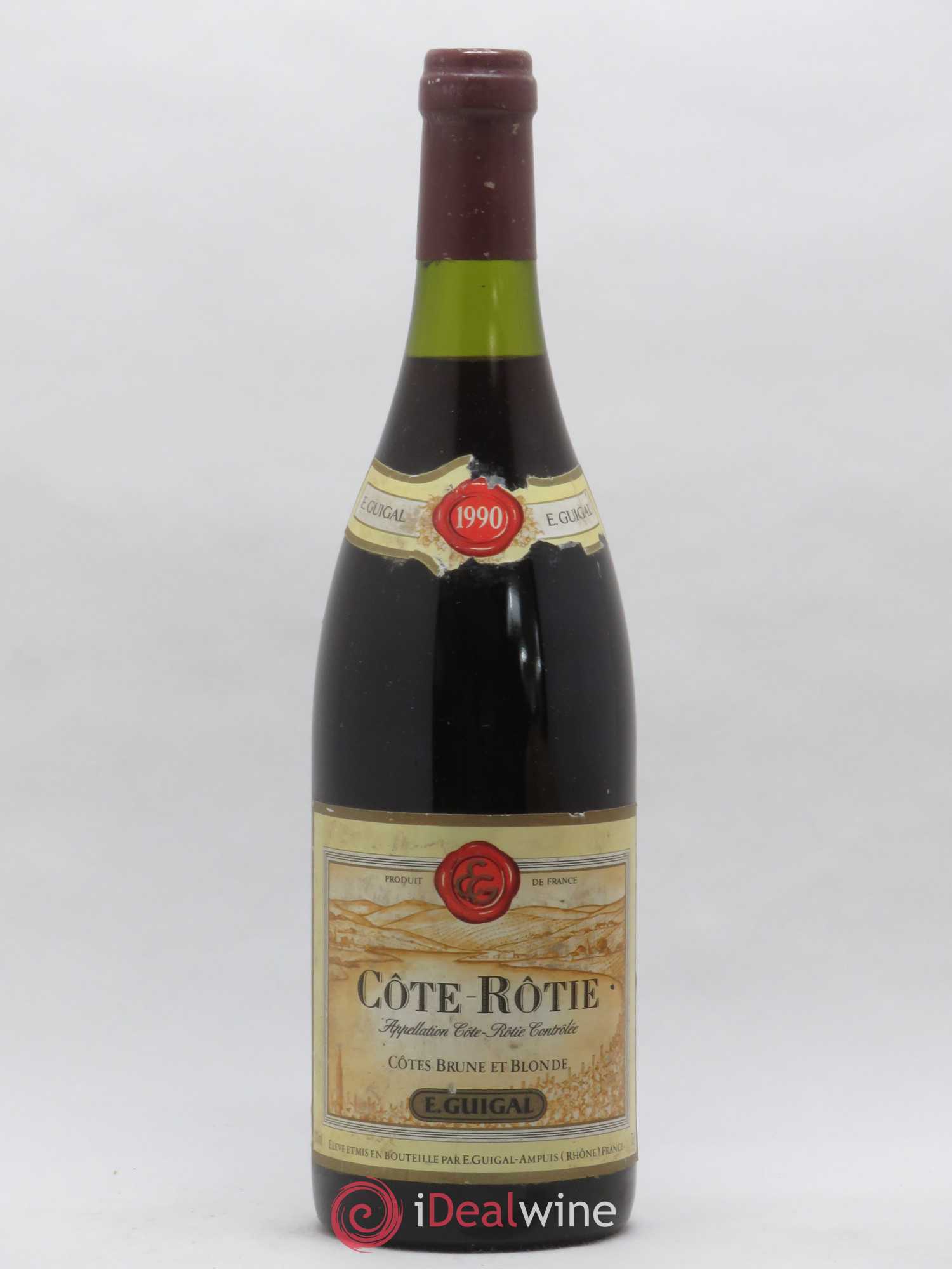 Côte-Rôtie Côtes Brune et Blonde Guigal 1990 - Lot de 1 bouteille - 0