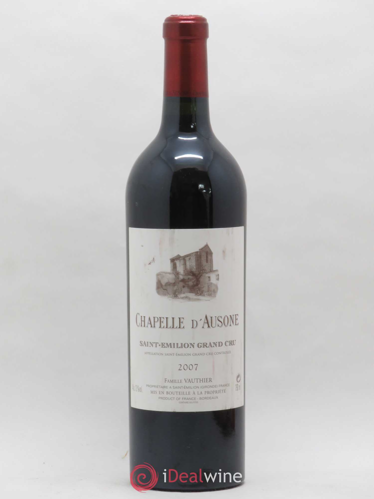 Chapelle d'Ausone Second Vin 2007 - Lot de 1 bouteille - 0