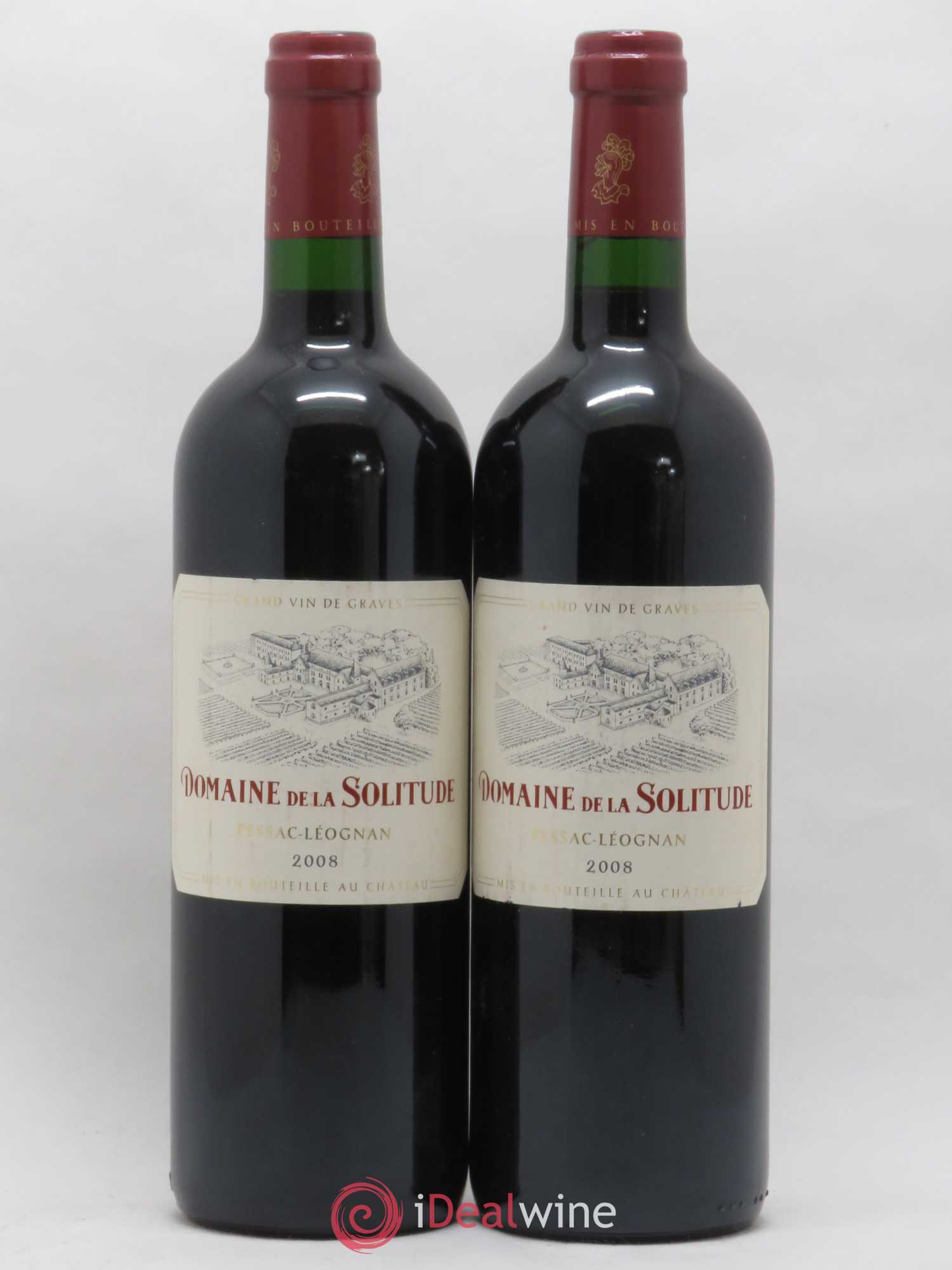 Domaine de la Solitude 2008 - Lot de 2 bouteilles - 0