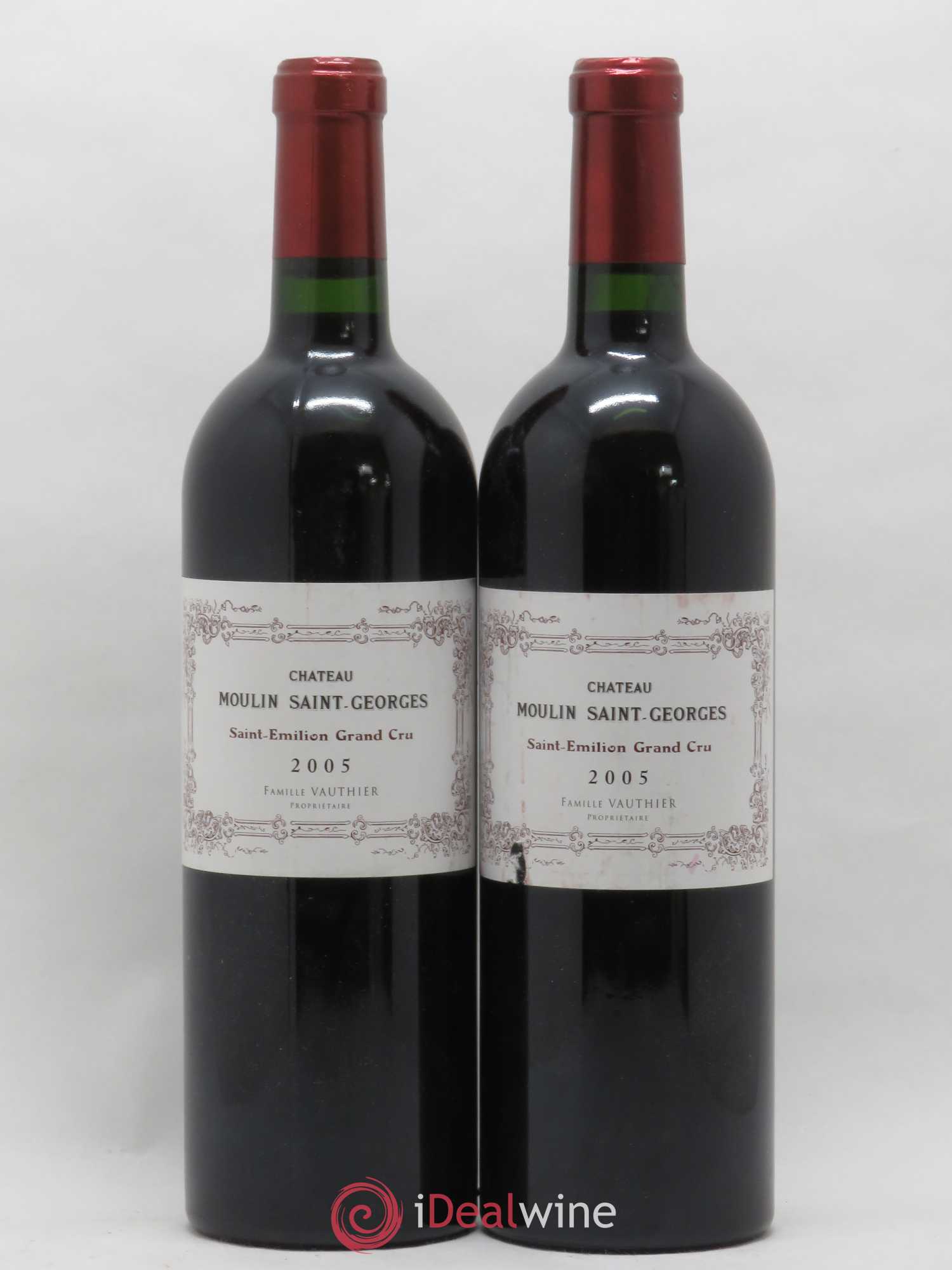 Château Moulin Saint Georges 2005 - Lot de 2 bouteilles - 0