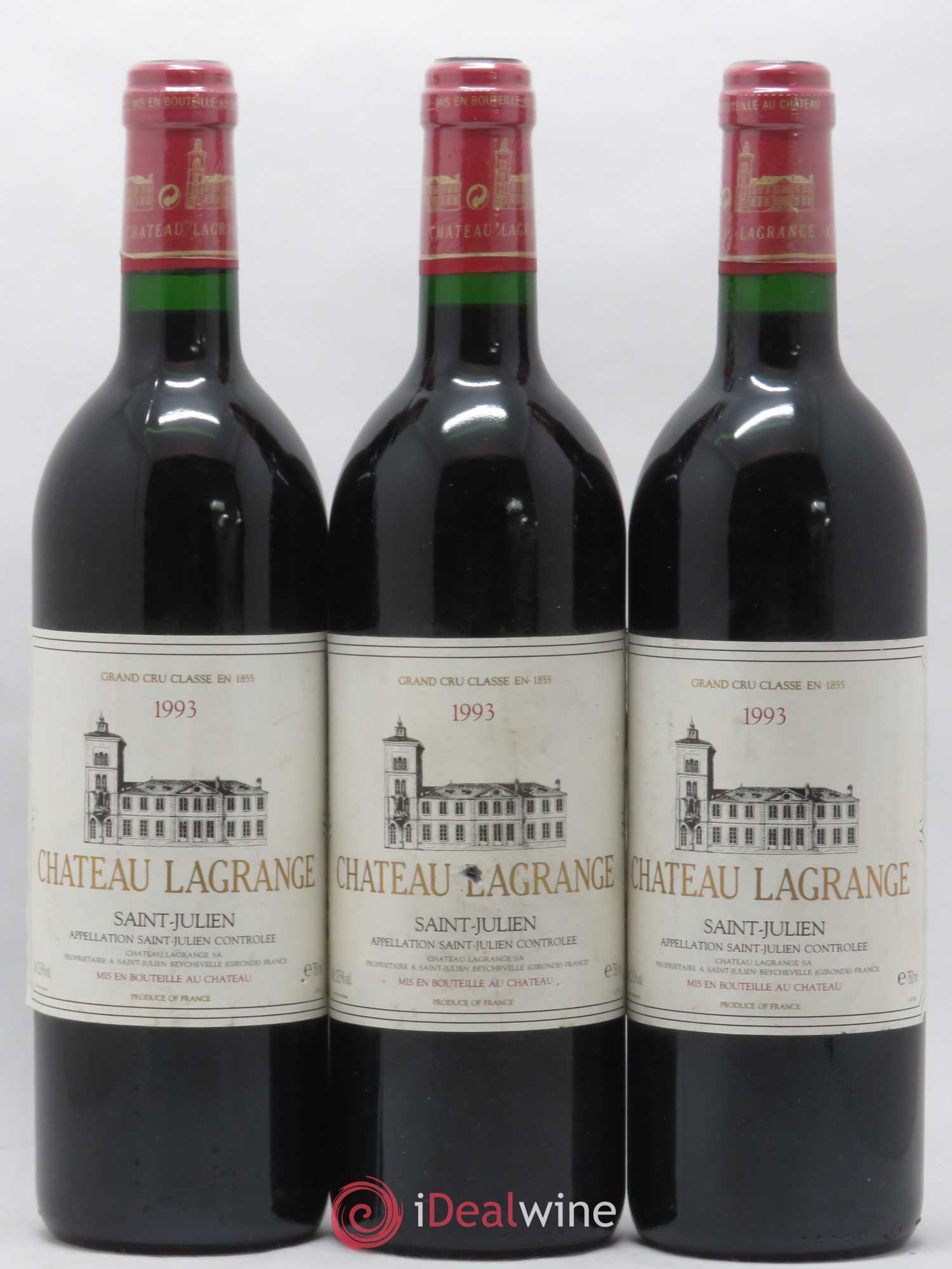 Château Lagrange 3ème Grand Cru Classé 1993 - Lot de 6 bouteilles - 1