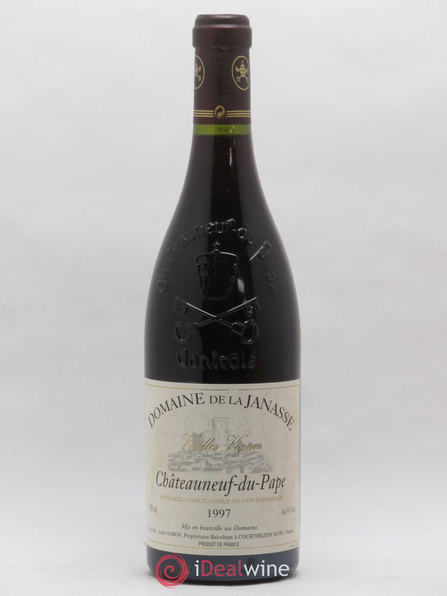 Châteauneuf-du-Pape Cuvée Vieilles Vignes La Janasse (Domaine de) 1997 - Lot de 1 bouteille - 0