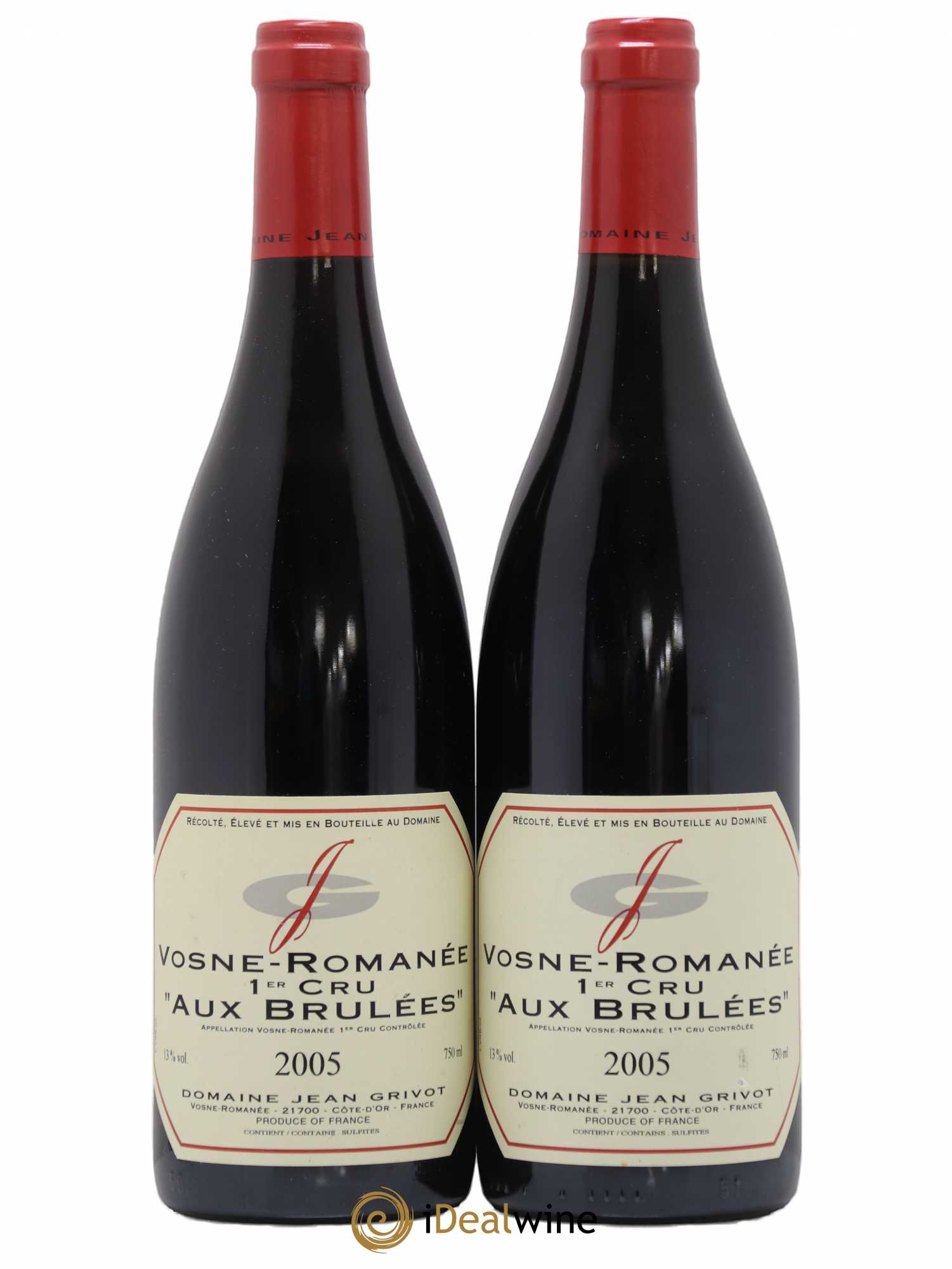 Vosne-Romanée 1er Cru Aux Brûlées Jean Grivot 2005 - Lot de 2 bouteilles - 0