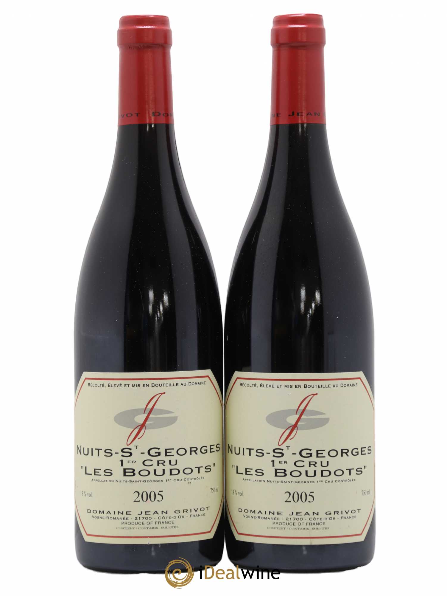 Nuits-Saint-Georges 1er Cru Aux Boudots Jean Grivot 2005 - Lot de 2 bouteilles - 0