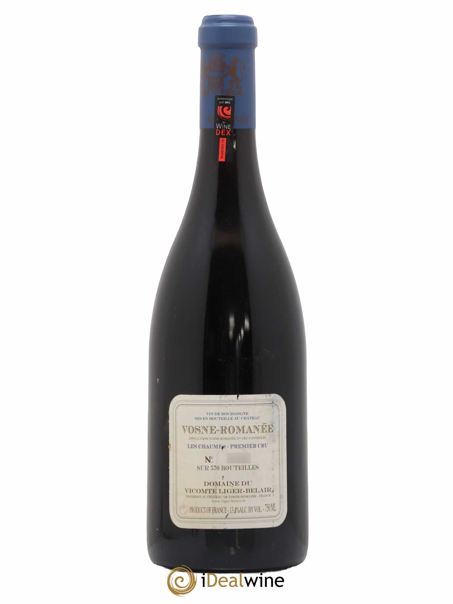 Vosne-Romanée 1er Cru Les Chaumes Comte Liger-Belair (Domaine du) 2002 - Lot de 1 bouteille - 1