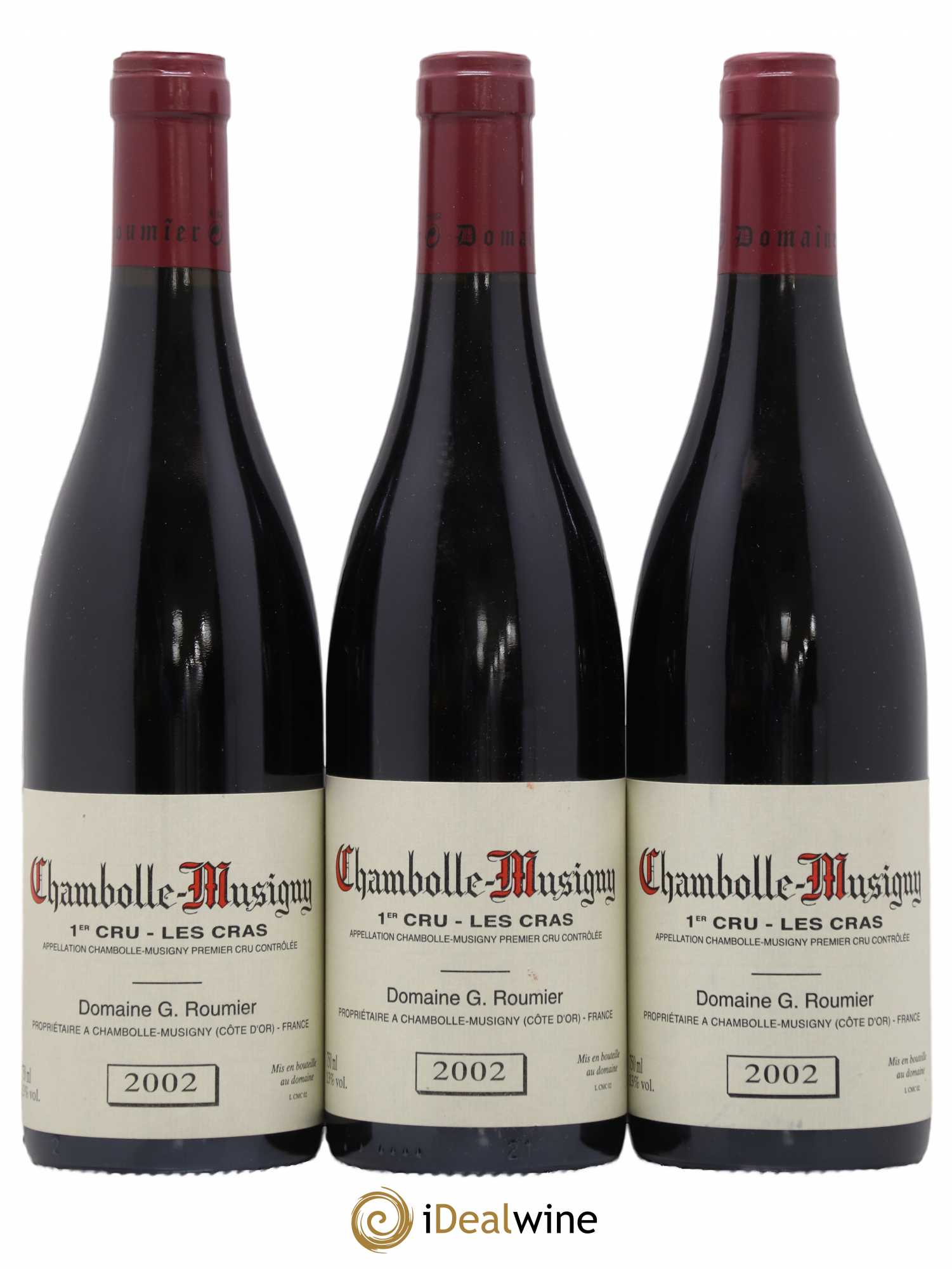 Chambolle-Musigny 1er Cru Les Cras Georges Roumier (Domaine) 2002 - Lot de 3 bouteilles - 0