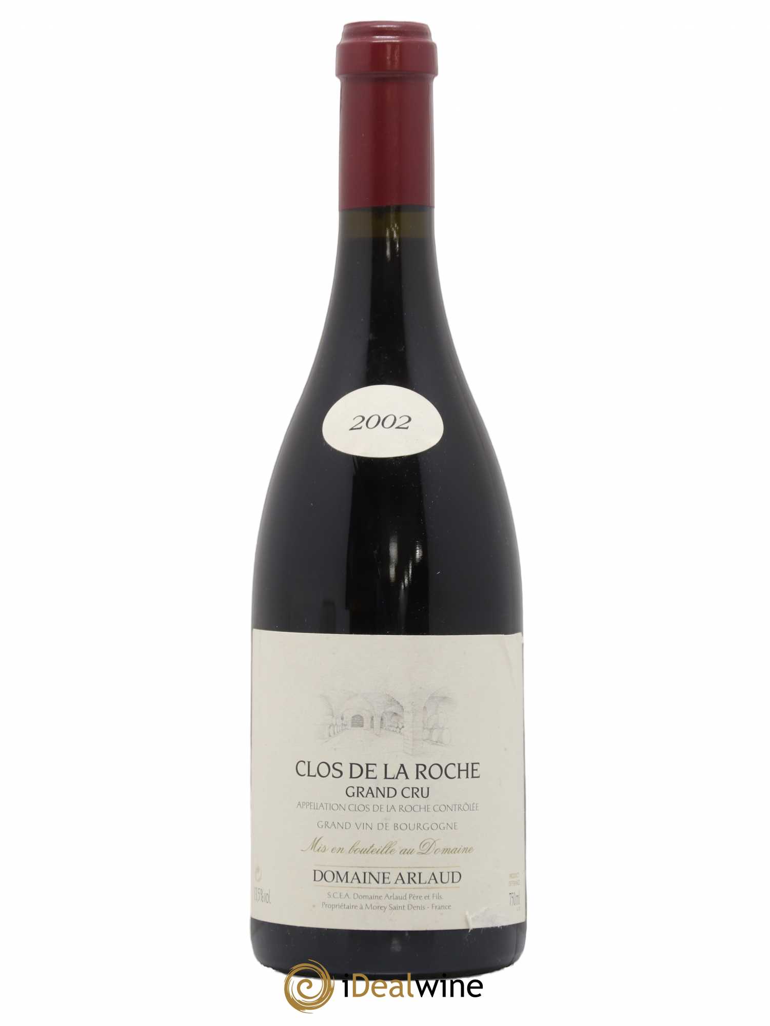 Clos de la Roche Grand Cru Arlaud 2002 - Lot de 1 bouteille - 0