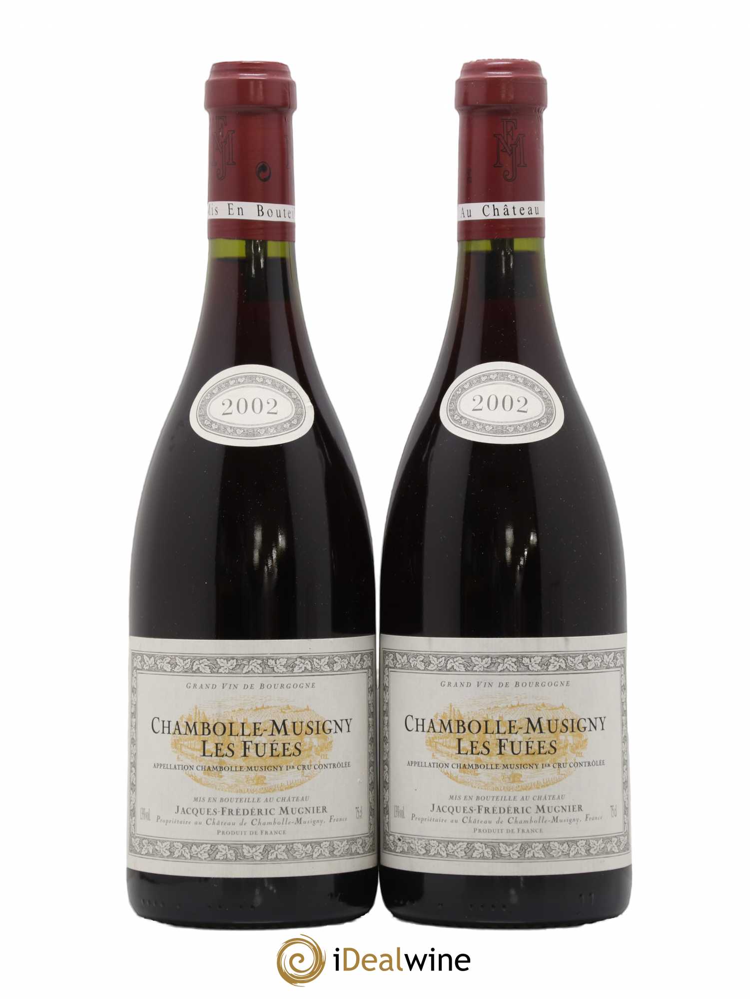 Chambolle-Musigny 1er Cru Les Fuées Jacques-Frédéric Mugnier 2002 - Lot de 2 bouteilles - 0