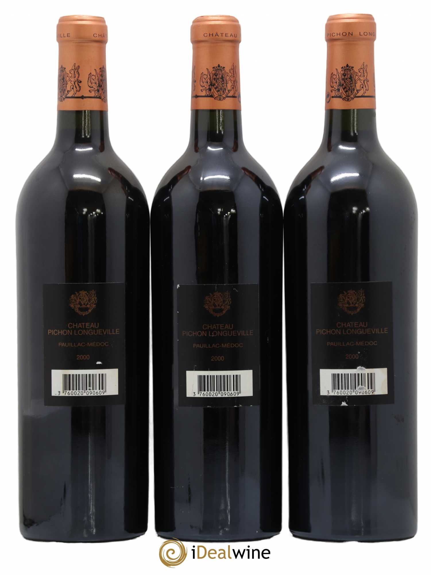 Pichon Longueville Baron 2ème Grand Cru Classé 2000 - Lot de 3 bouteilles - 1