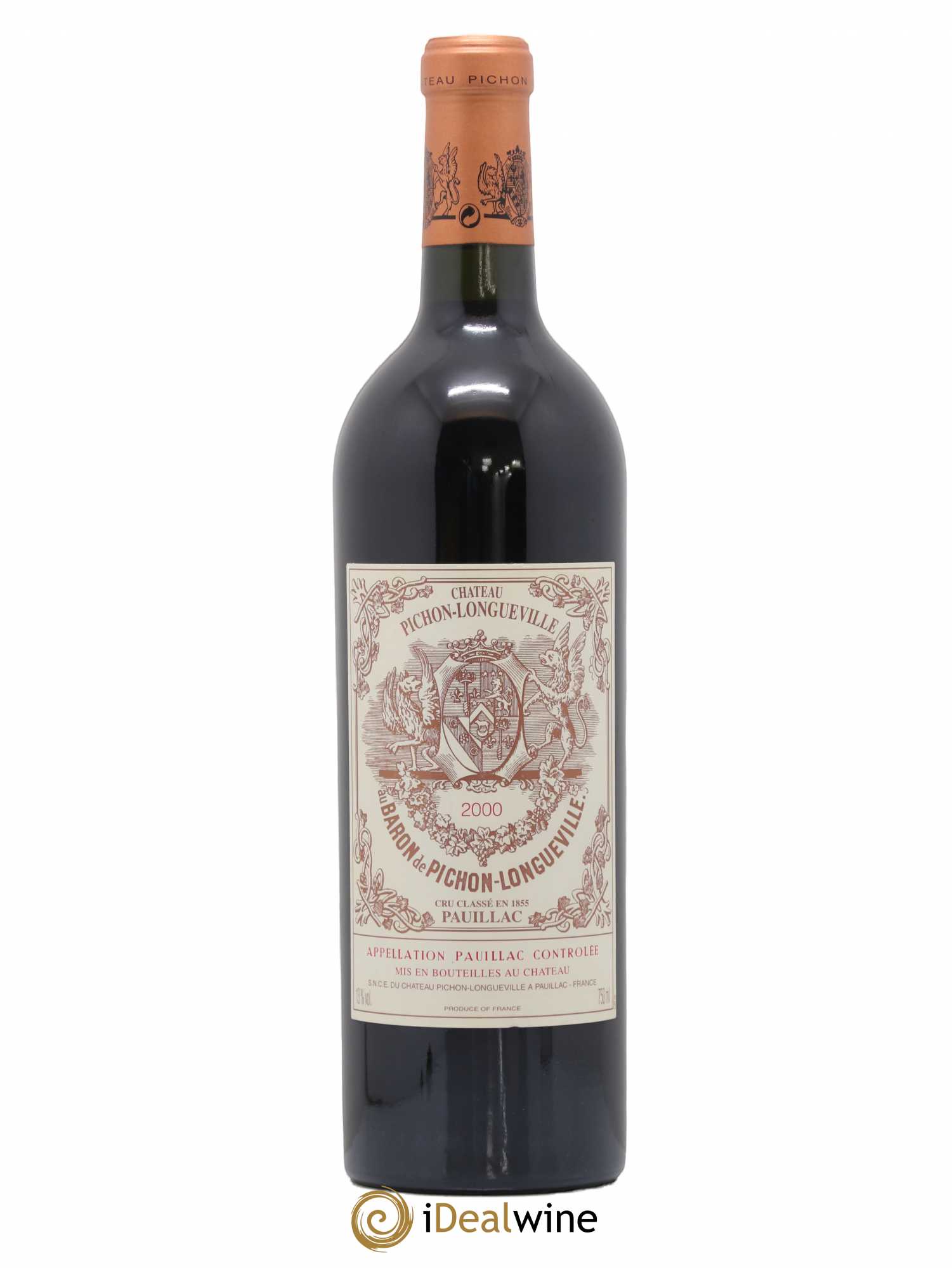 Pichon Longueville Baron 2ème Grand Cru Classé 2000 - Lot de 1 bouteille - 0