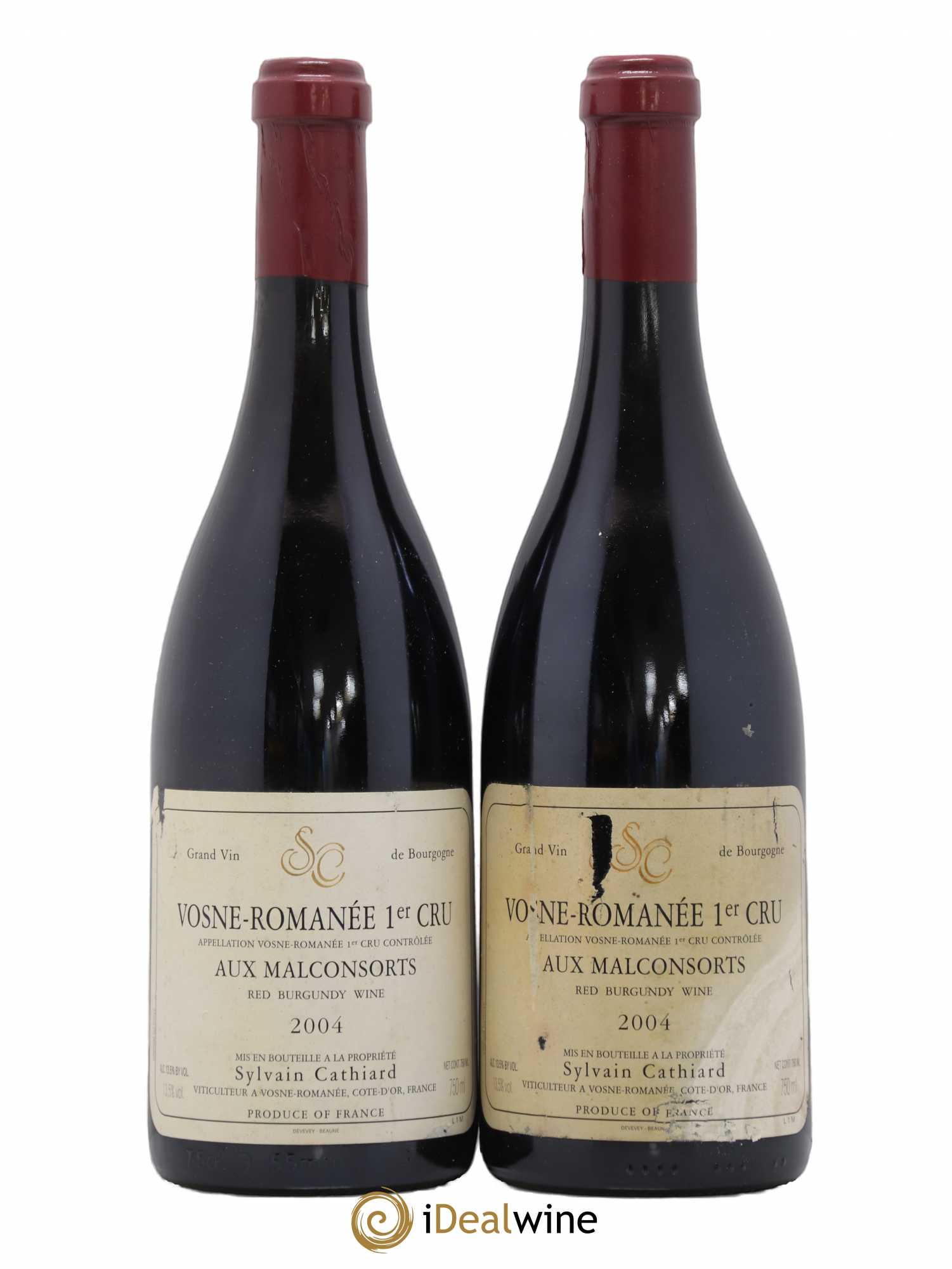 Vosne-Romanée 1er Cru Aux Malconsorts Sylvain Cathiard & Fils 2004 - Lot de 2 bouteilles - 0