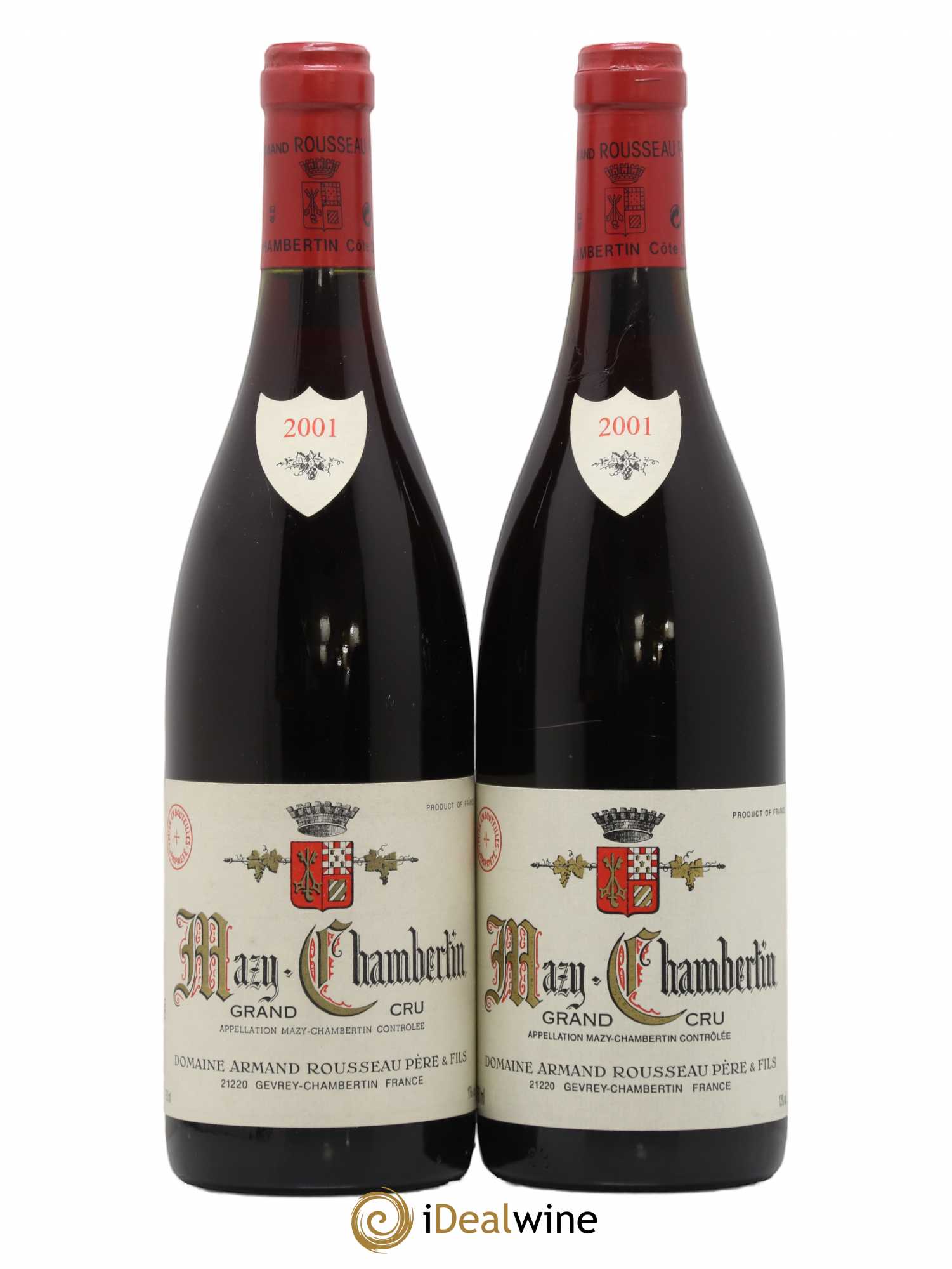 Mazis-Chambertin Grand Cru Armand Rousseau (Domaine) 2001 - Lot de 2 bouteilles - 0