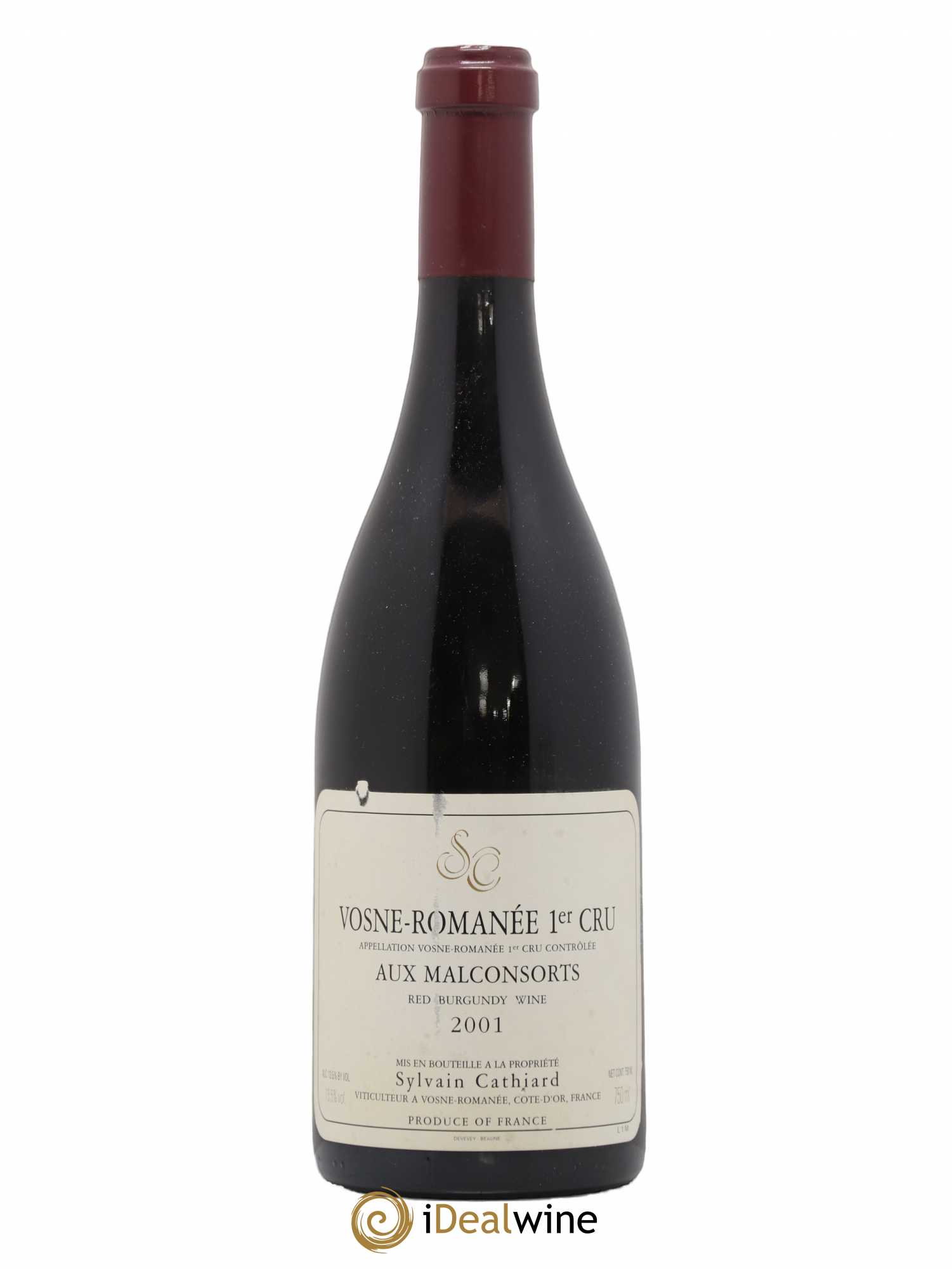 Vosne-Romanée 1er Cru Aux Malconsorts Sylvain Cathiard & Fils 2001 - Lot de 1 bouteille - 0