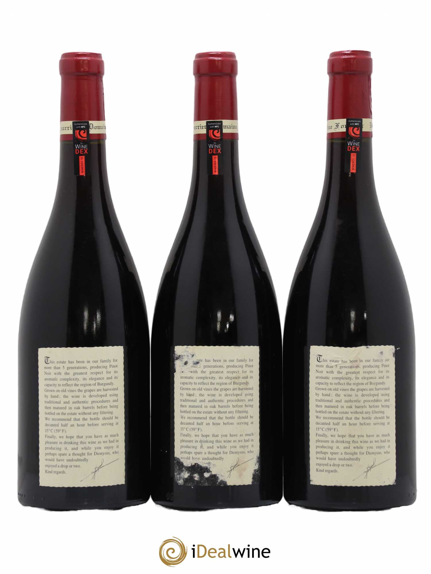 Gevrey-Chambertin 1er Cru Clos Saint-Jacques Vieille Vigne Fourrier (Domaine) 2001 - Lot de 3 bouteilles - 1