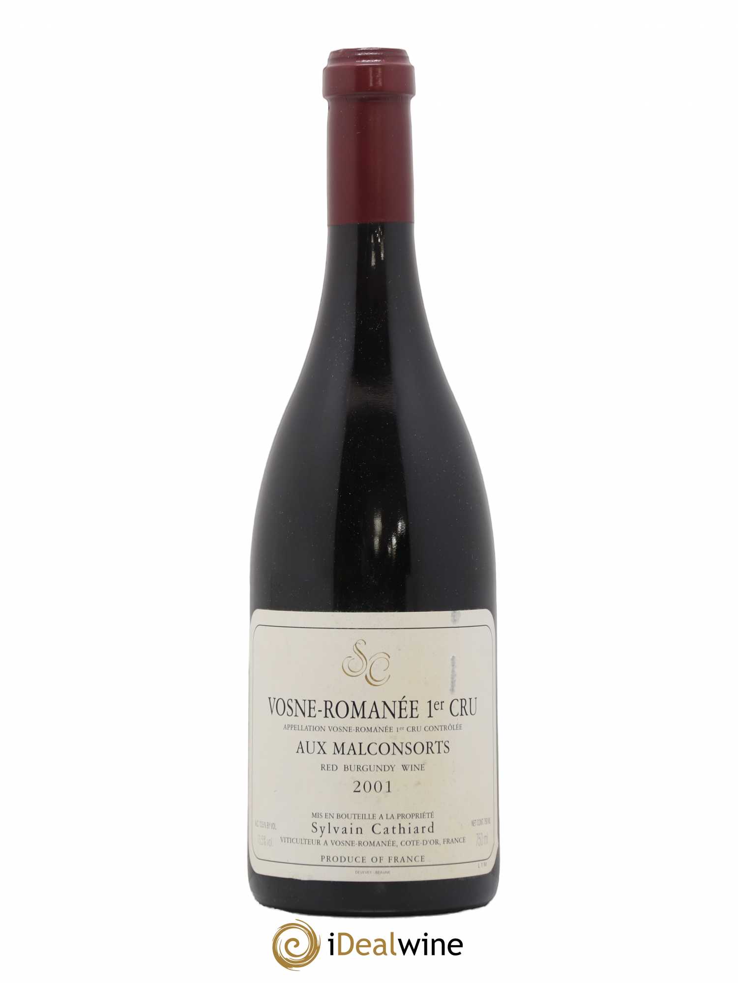 Vosne-Romanée 1er Cru Aux Malconsorts Sylvain Cathiard & Fils 2001 - Lot de 1 bouteille - 0