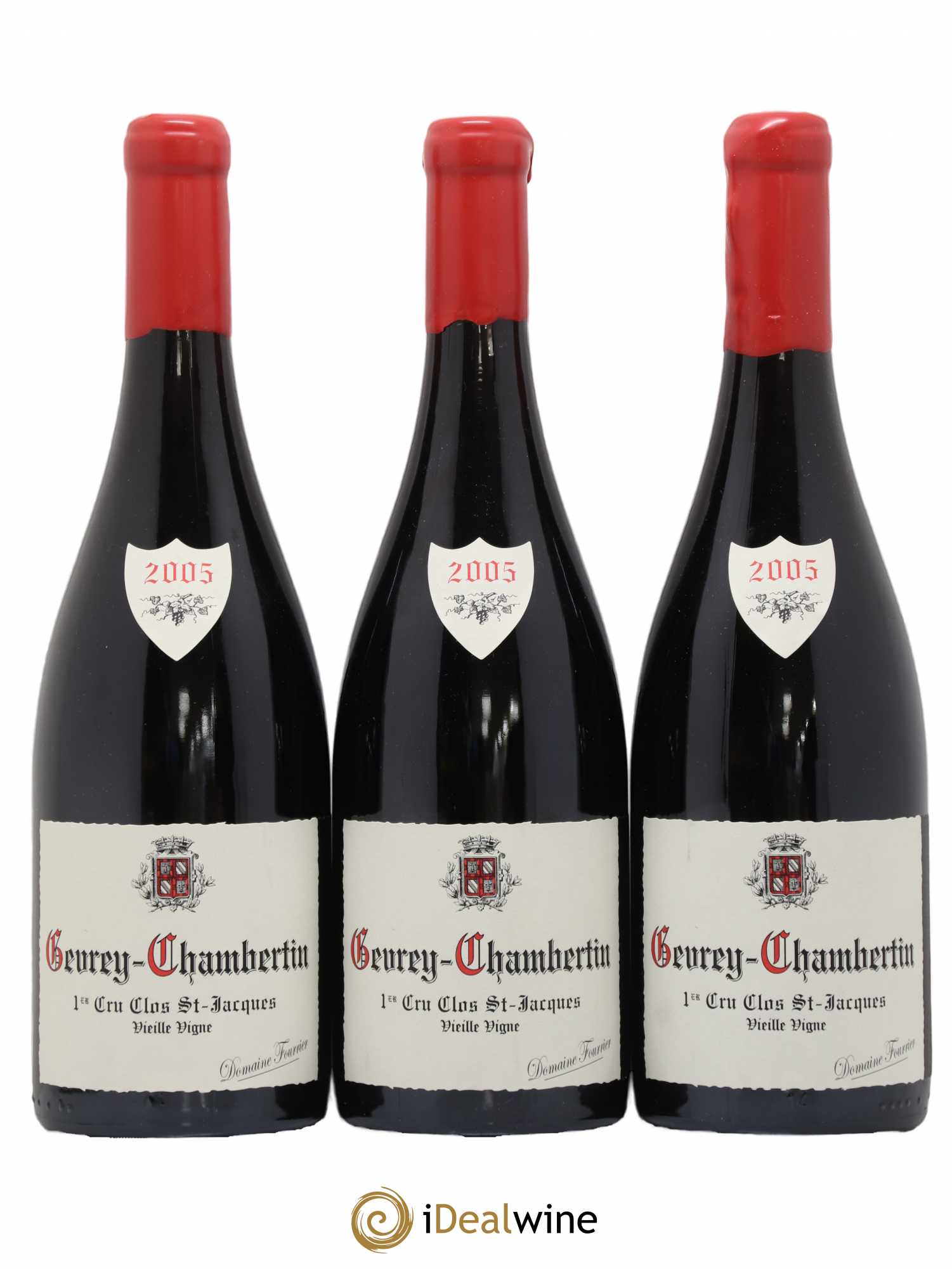 Gevrey-Chambertin 1er Cru Clos Saint-Jacques Vieille Vigne Fourrier (Domaine) 2005 - Lot de 3 bouteilles - 0