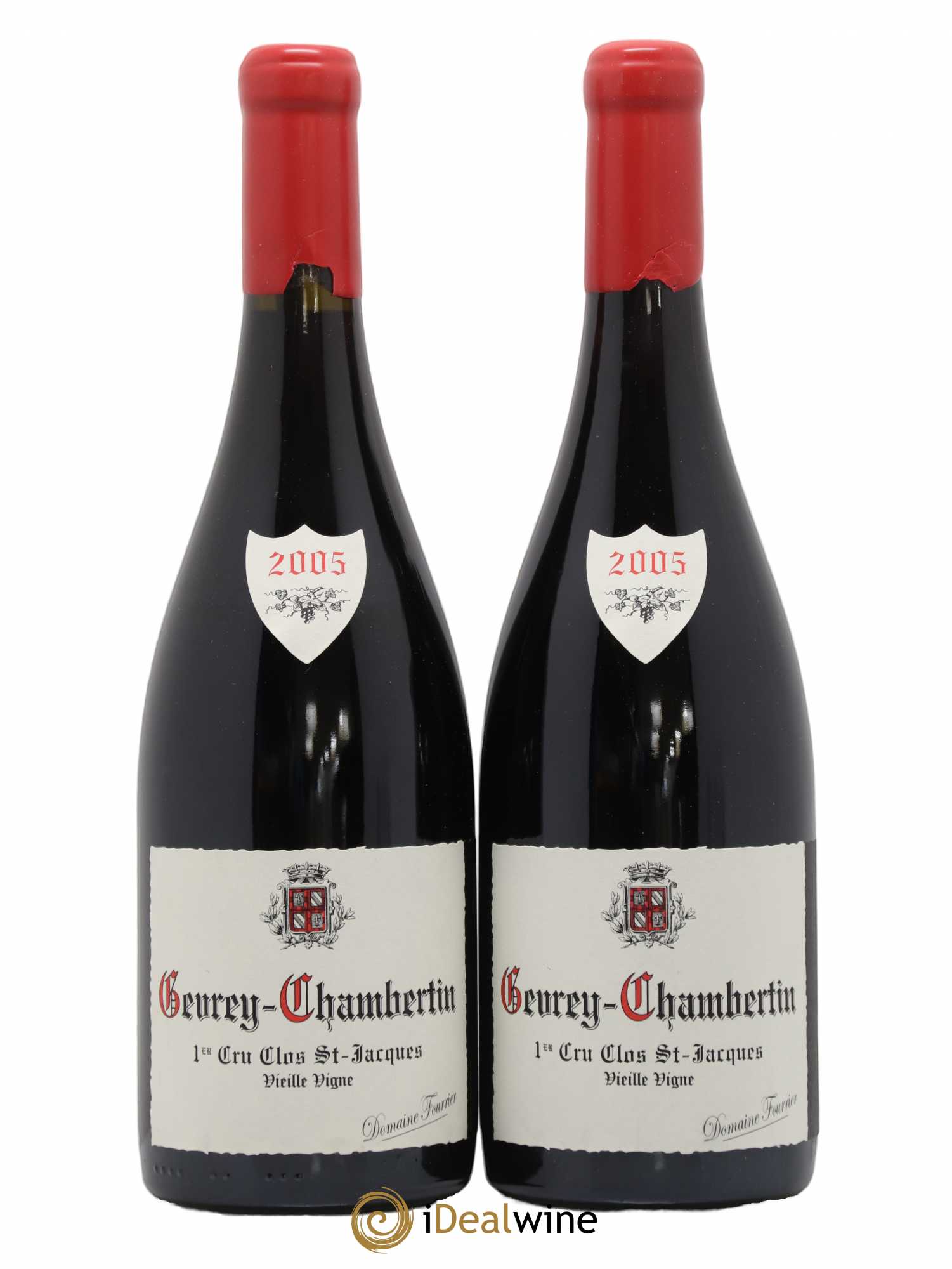 Gevrey-Chambertin 1er Cru Clos Saint-Jacques Vieille Vigne Fourrier (Domaine) 2005 - Lot de 2 bouteilles - 0