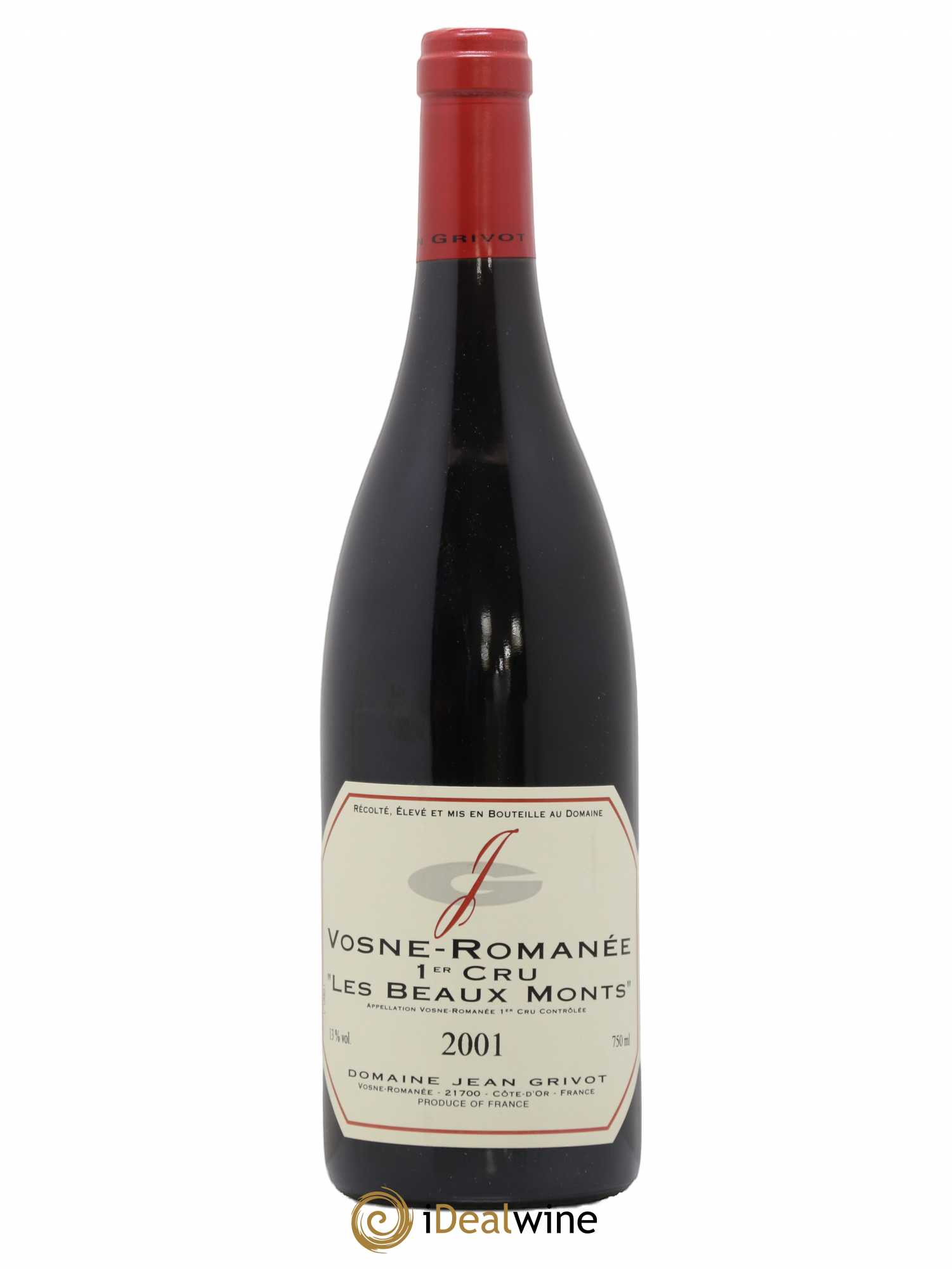 Vosne-Romanée 1er Cru Les Beaux-Monts Jean Grivot 2001 - Lot de 1 bouteille - 0