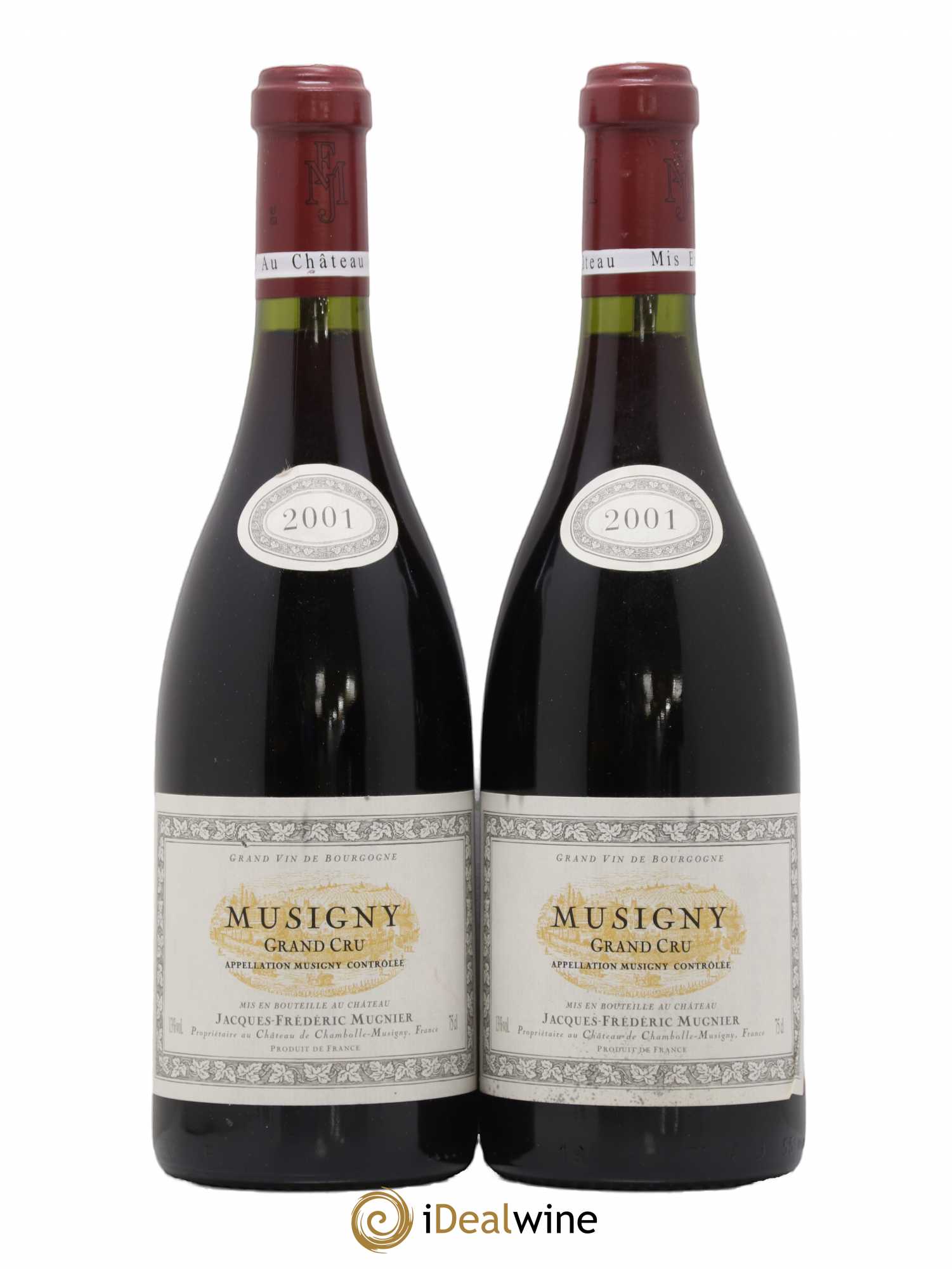 Musigny Grand Cru Jacques-Frédéric Mugnier 2001 - Lot de 2 bouteilles - 0