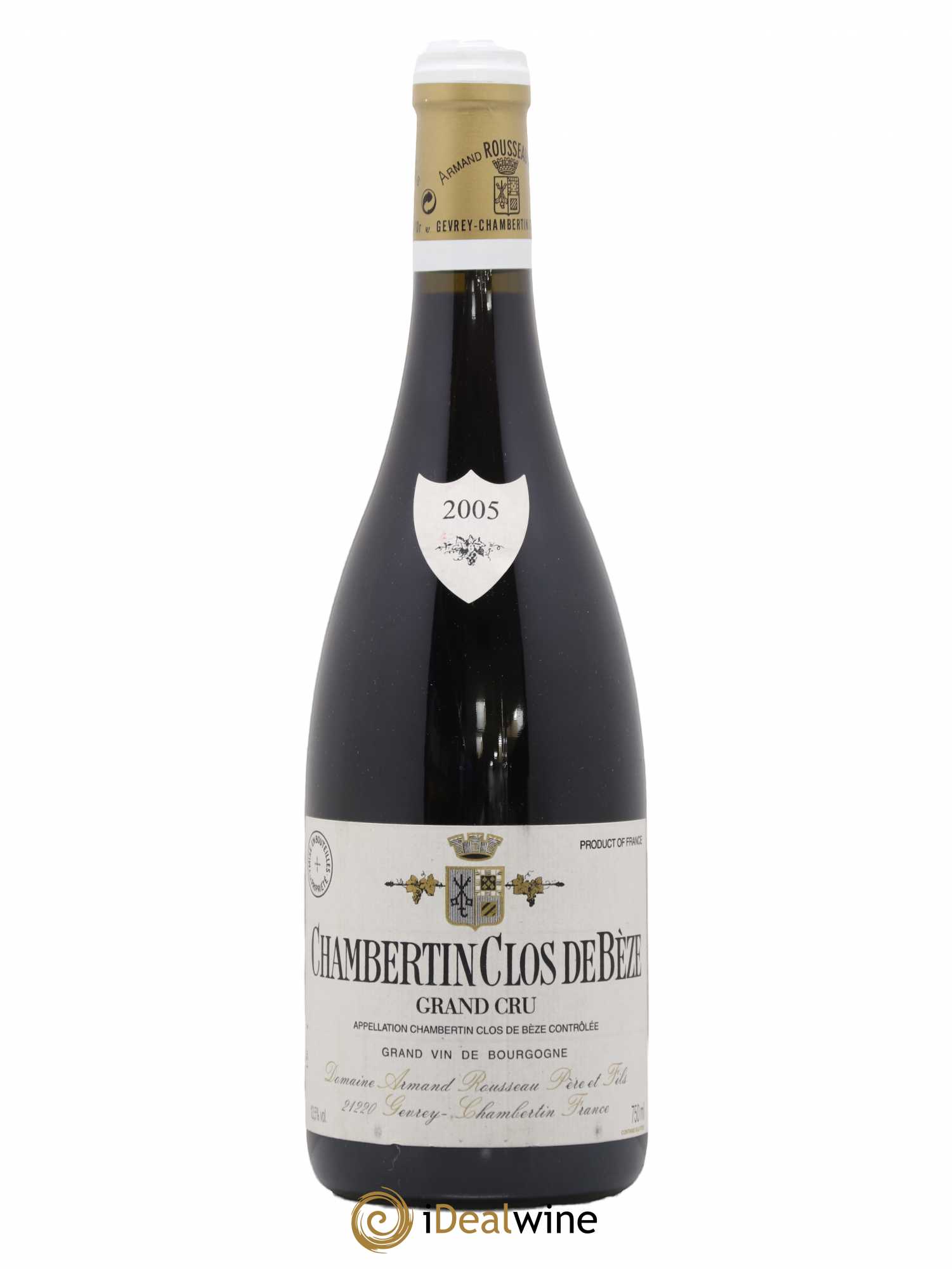 Chambertin Clos de Bèze Grand Cru Armand Rousseau (Domaine) 2005 - Lot de 1 bouteille - 0