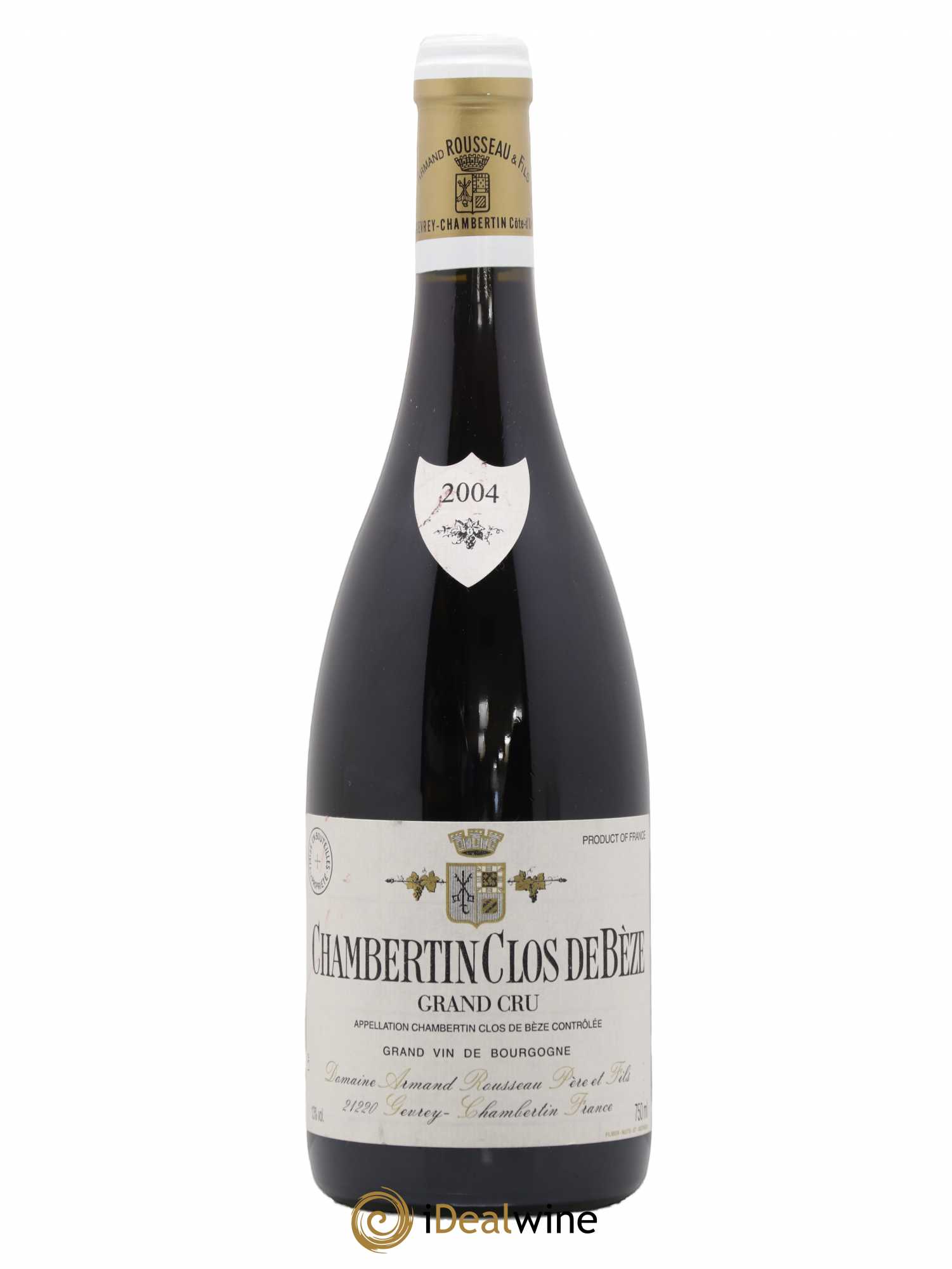 Chambertin Clos de Bèze Grand Cru Armand Rousseau (Domaine) 2004 - Lot de 1 bouteille - 0