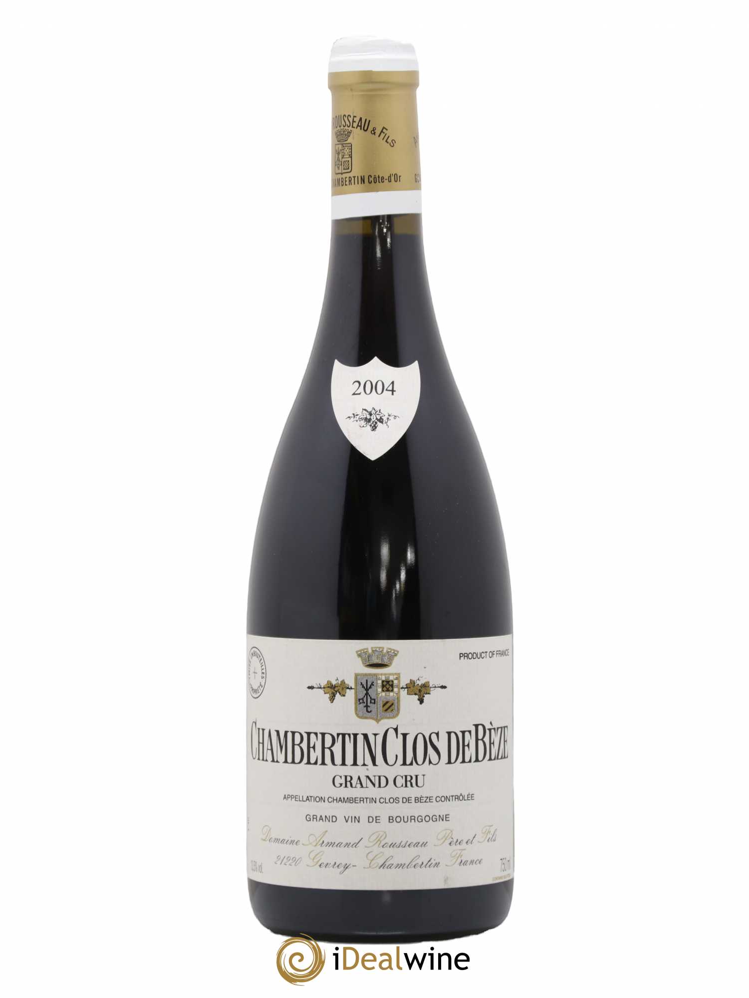 Chambertin Clos de Bèze Grand Cru Armand Rousseau (Domaine) 2004 - Lot de 1 bouteille - 0