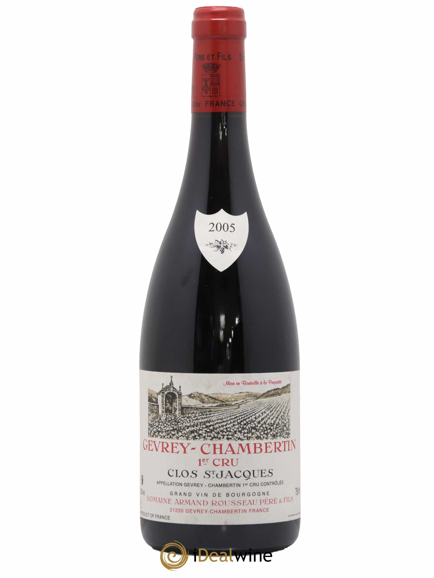 Gevrey-Chambertin 1er Cru Clos Saint-Jacques Armand Rousseau (Domaine) 2005 - Lot de 1 bouteille - 0