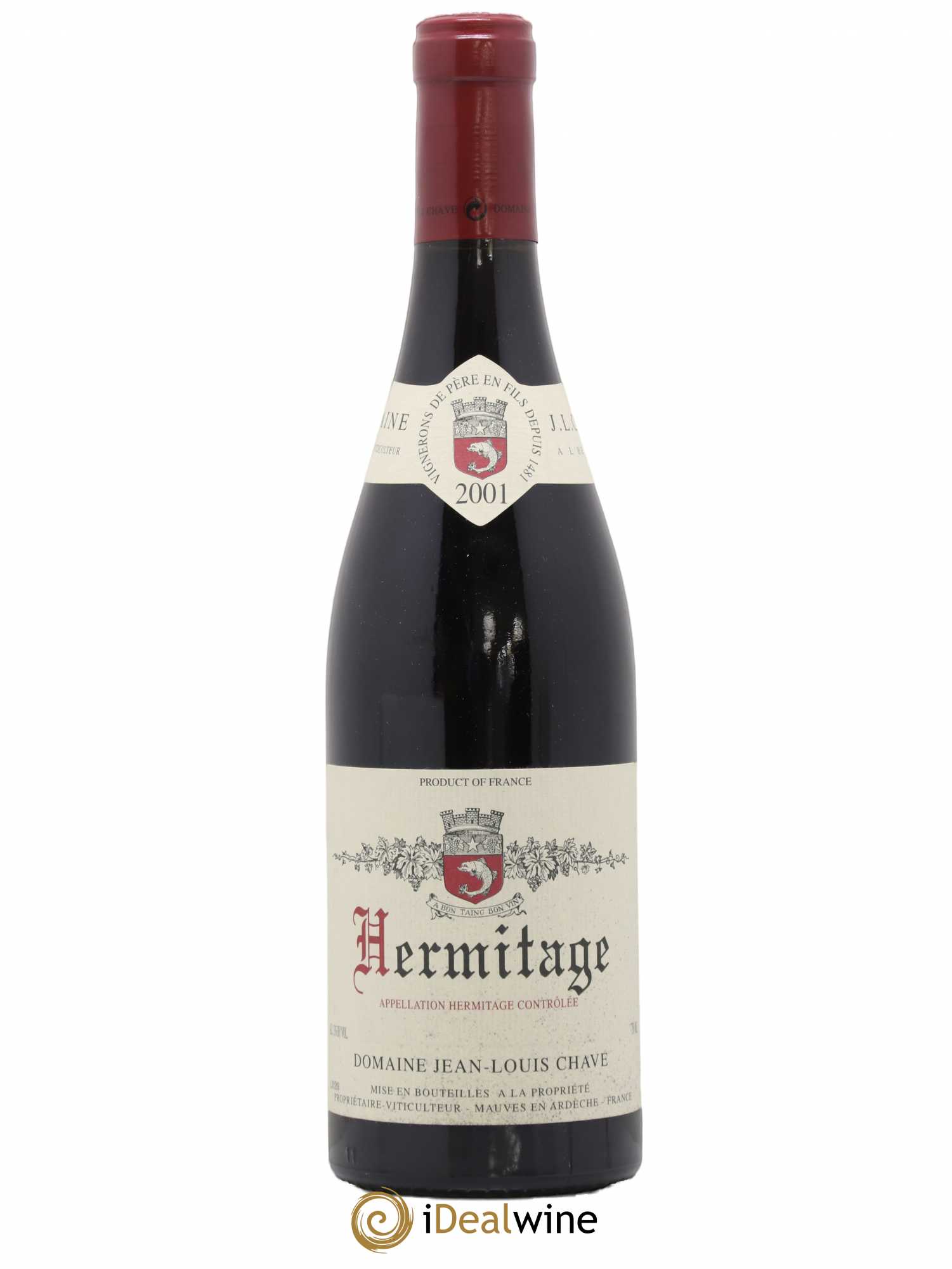 Hermitage Jean-Louis Chave 2001 - Lot de 1 bouteille - 0