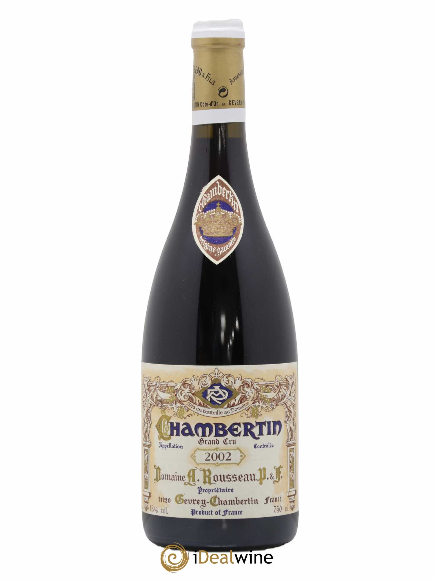 Chambertin Grand Cru Armand Rousseau (Domaine) 2002 - Lot de 1 bouteille - 0