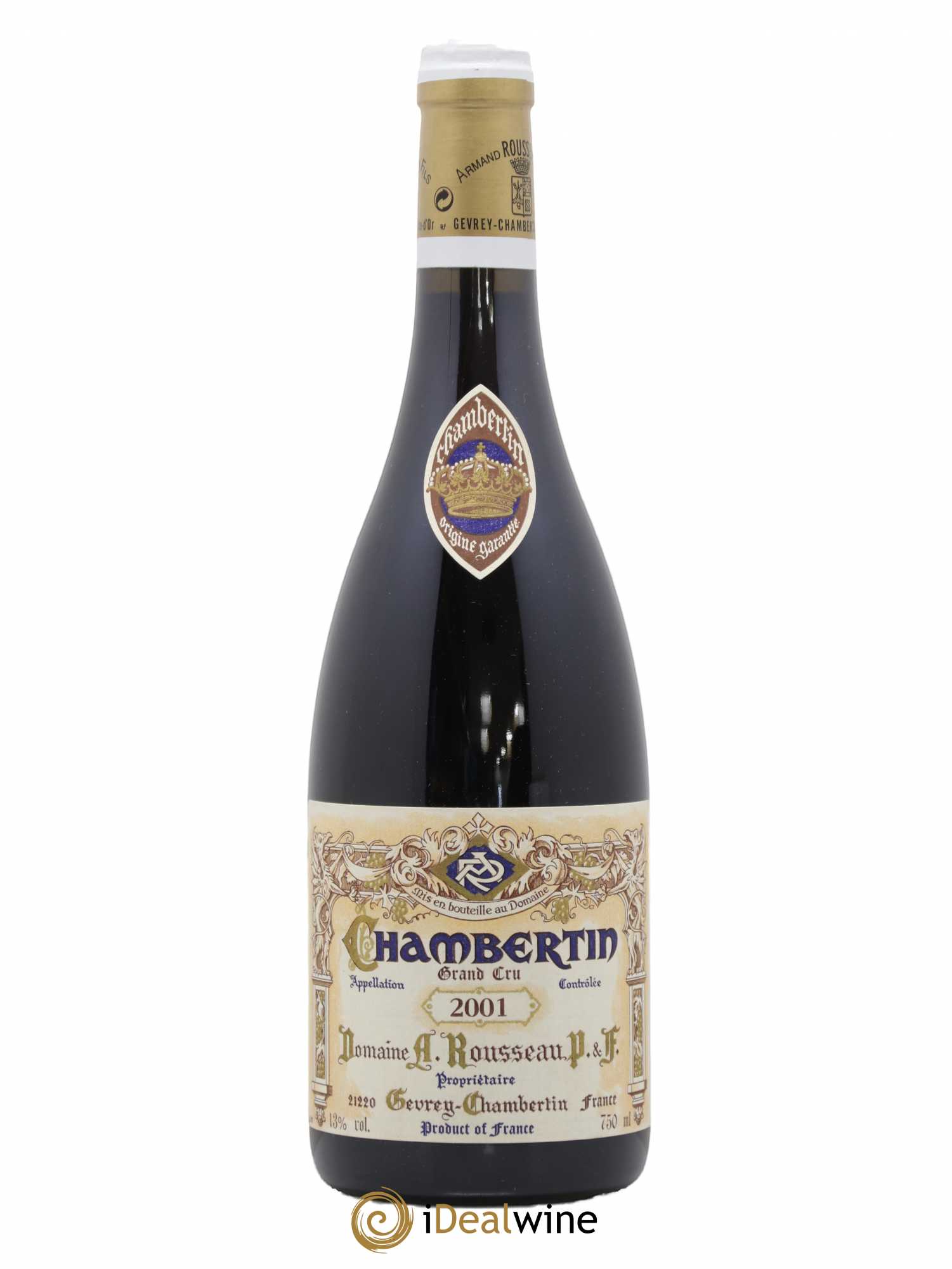 Chambertin Grand Cru Armand Rousseau (Domaine) 2001 - Lot de 1 bouteille - 0