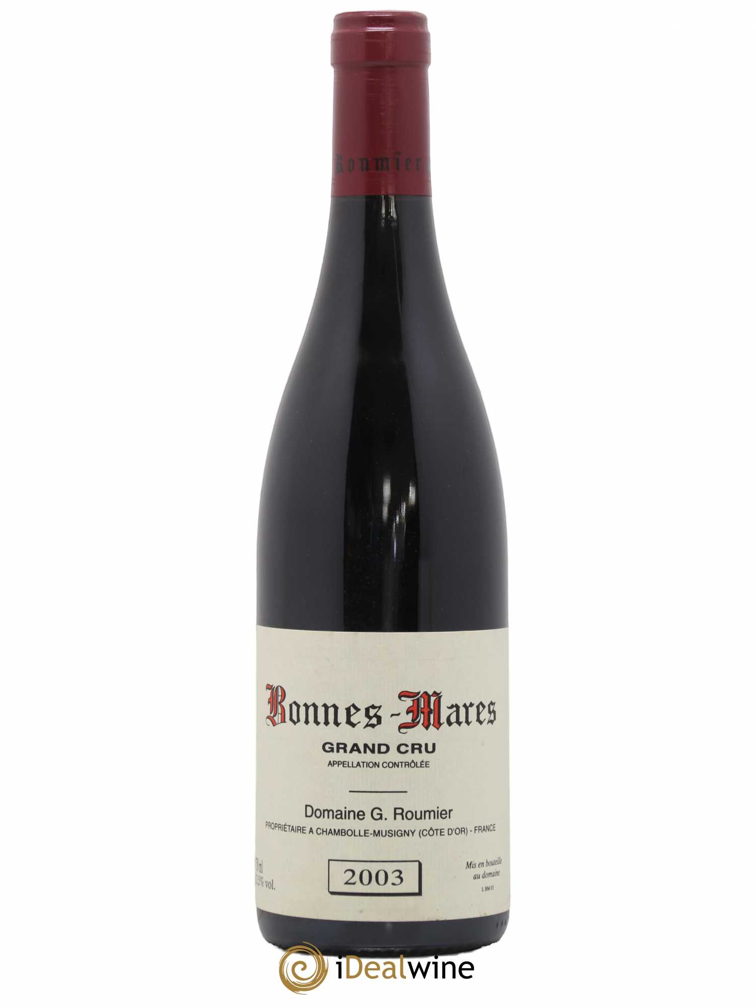 Bonnes-Mares Grand Cru Georges Roumier (Domaine) 2003 - Lot de 1 bouteille - 0