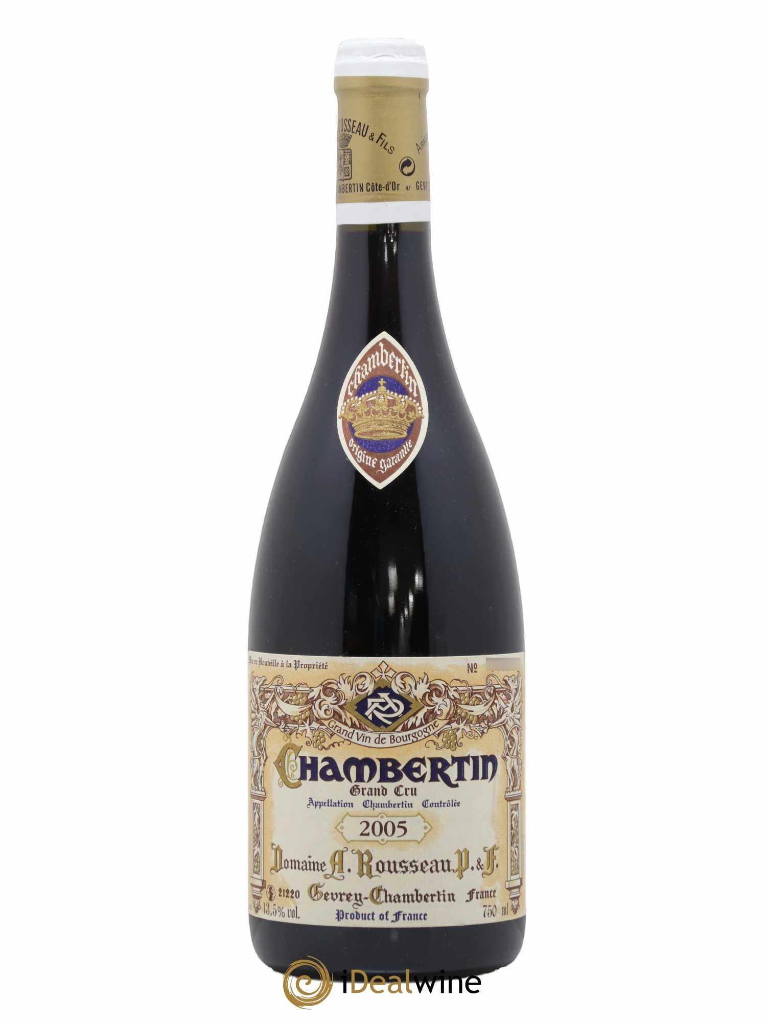 Chambertin Grand Cru Armand Rousseau (Domaine) 2005 - Lot de 1 bouteille - 0