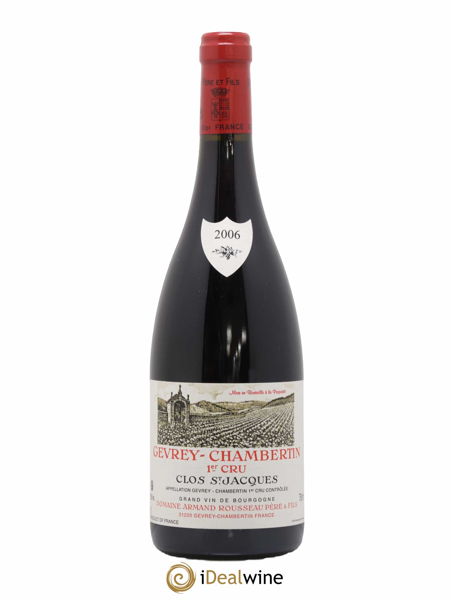 Gevrey-Chambertin 1er Cru Clos Saint-Jacques Armand Rousseau (Domaine) 2006 - Lot de 1 bouteille - 0