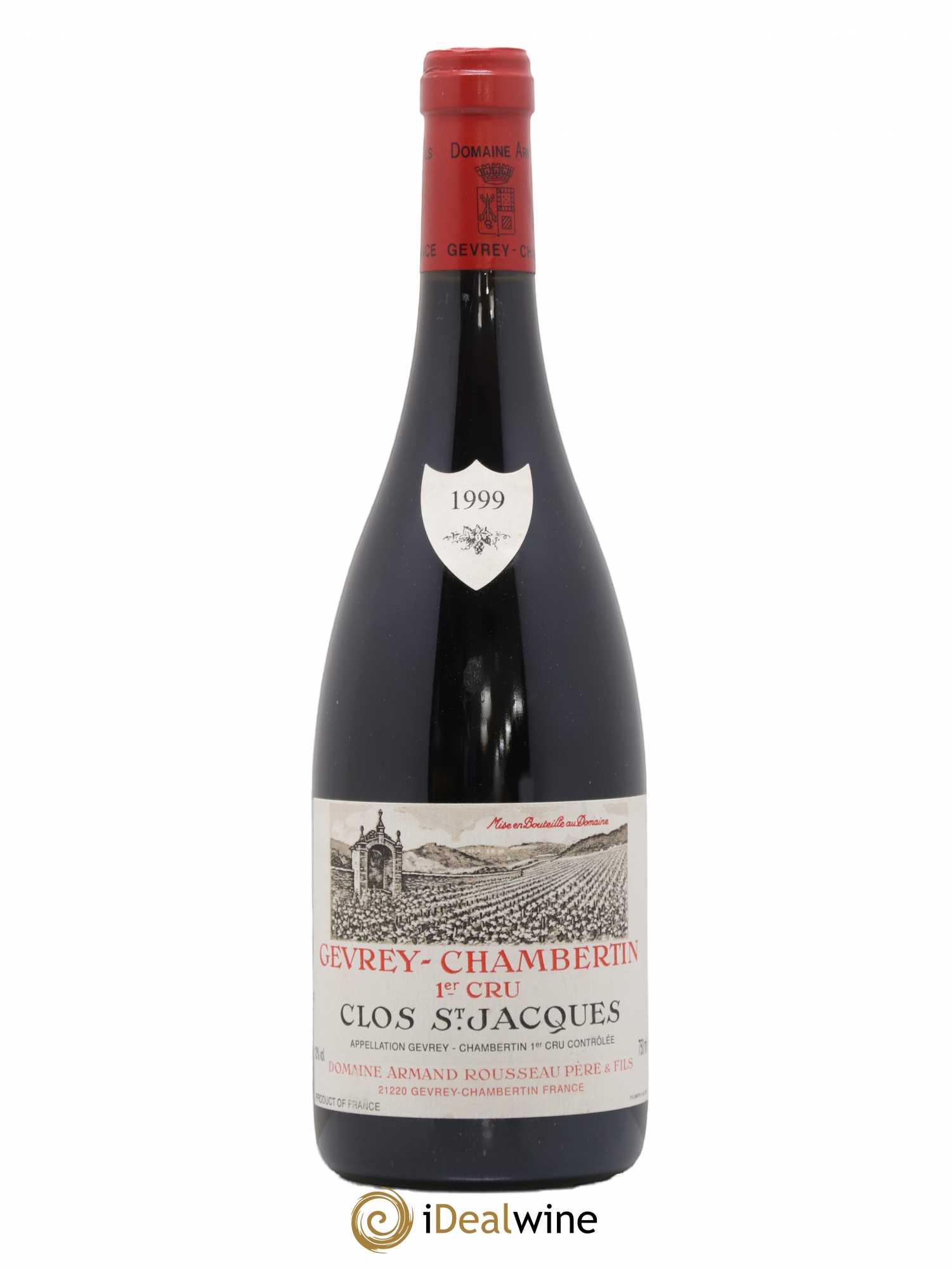 Gevrey-Chambertin 1er Cru Clos Saint-Jacques Armand Rousseau (Domaine) 1999 - Lot de 1 bouteille - 0