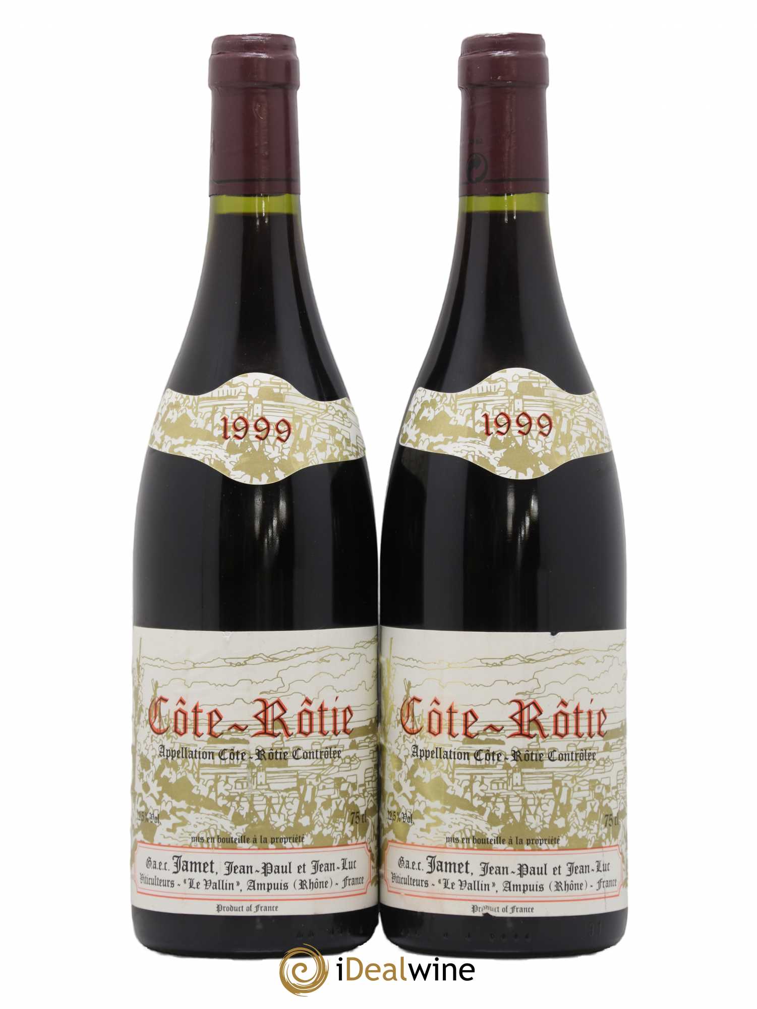 Côte-Rôtie Jamet (Domaine) 1999 - Lot de 2 bouteilles - 0