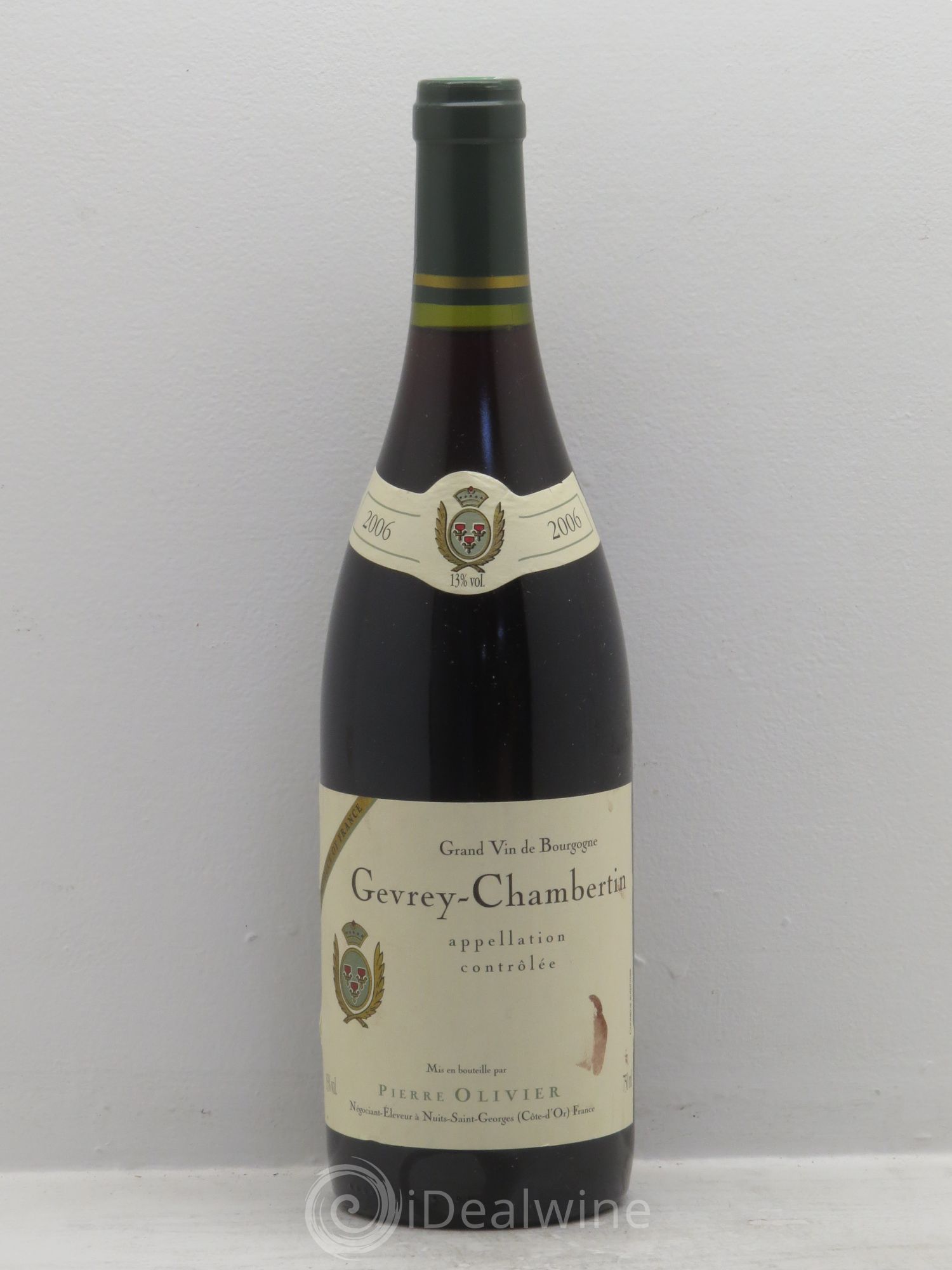 Gevrey-Chambertin Pierre Olivier 2006 - Posten von 1 Flasche - 0