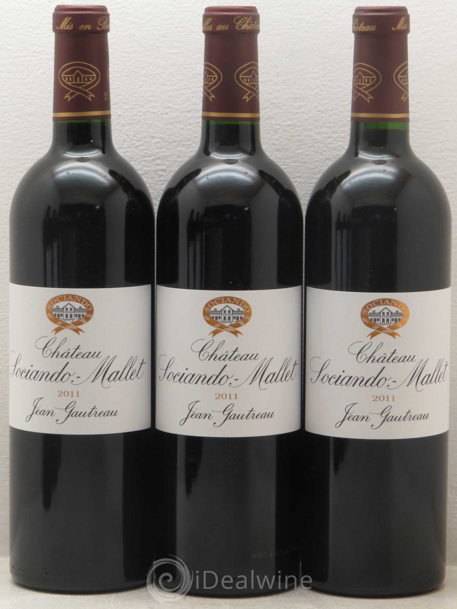 Château Sociando Mallet 2011 - Lot de 6 bouteilles - 1
