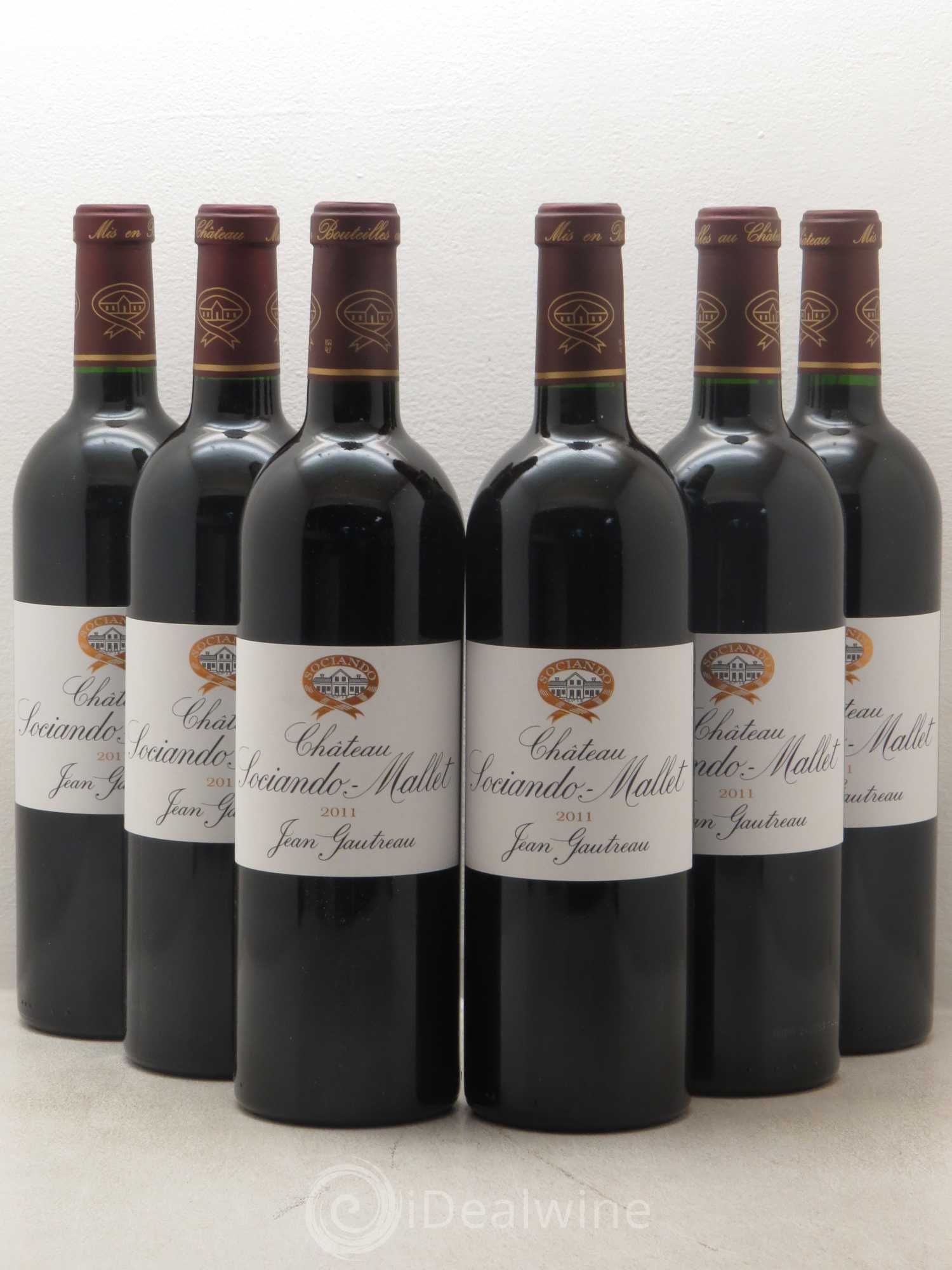 Château Sociando Mallet 2011 - Lot de 6 bouteilles - 0