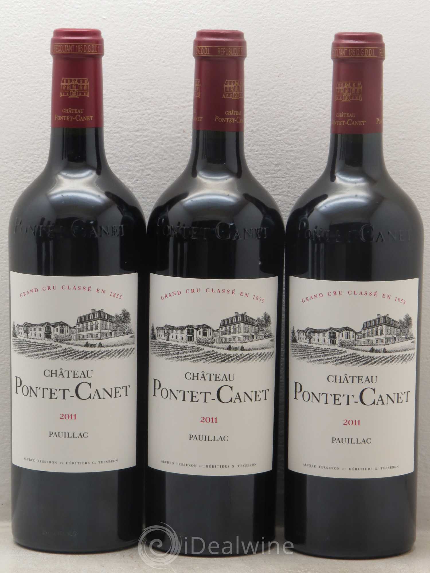 Château Pontet Canet 5ème Grand Cru Classé 2011 - Lot de 6 bouteilles - 2