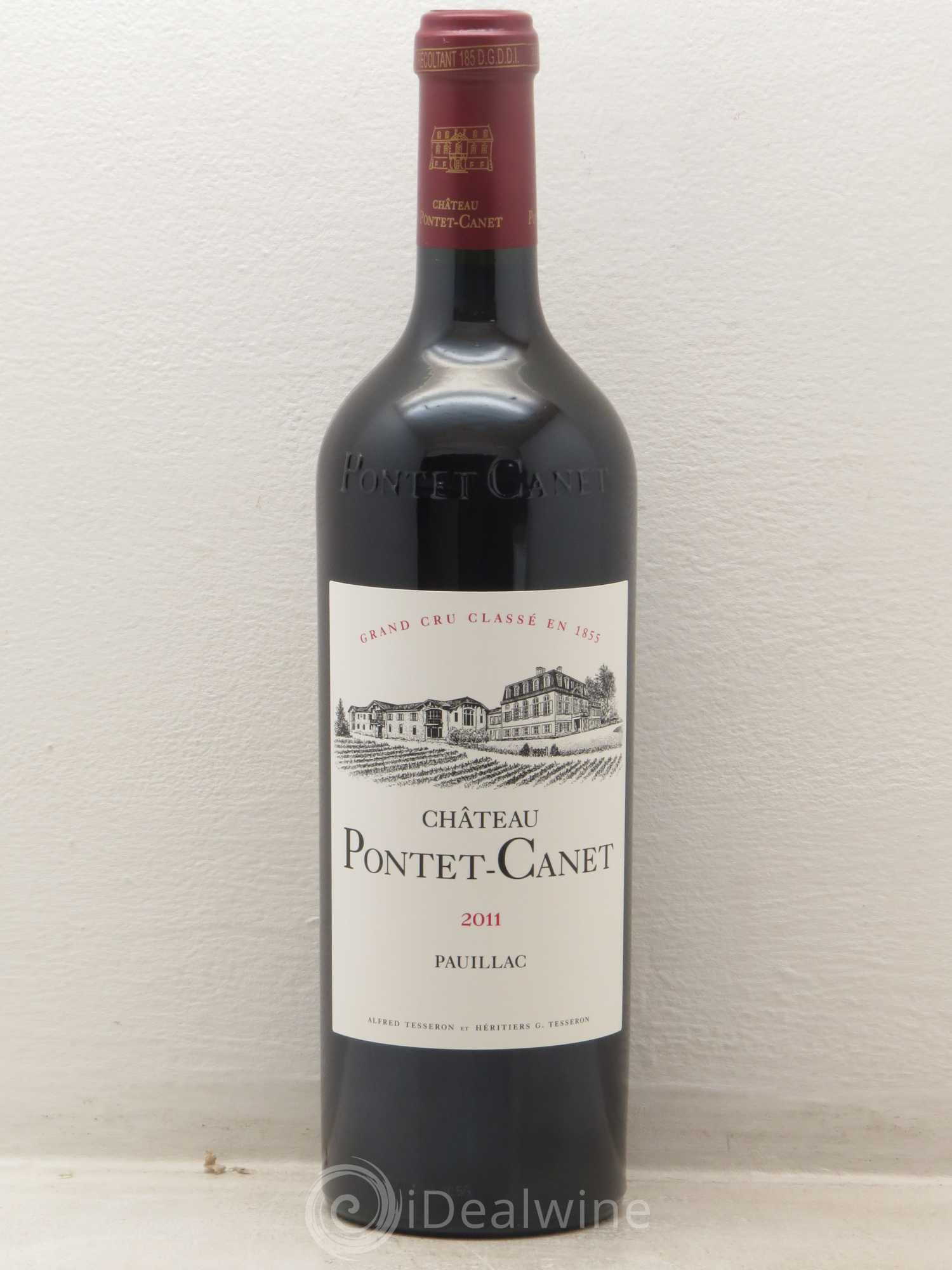 Château Pontet Canet 5ème Grand Cru Classé 2011 - Lot de 1 bouteille - 0