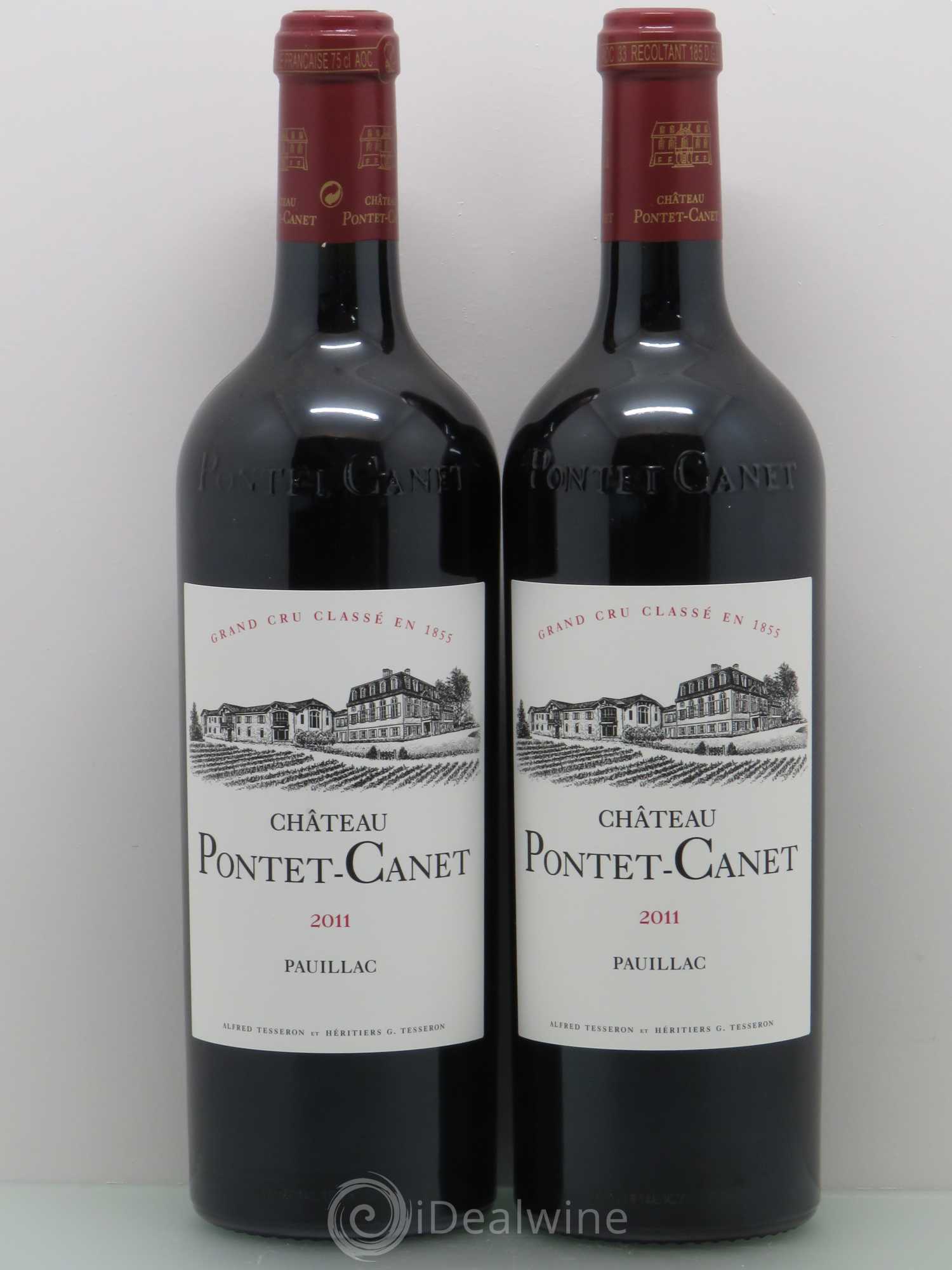 Château Pontet Canet 5ème Grand Cru Classé 2011 - Lot de 5 bouteilles - 2