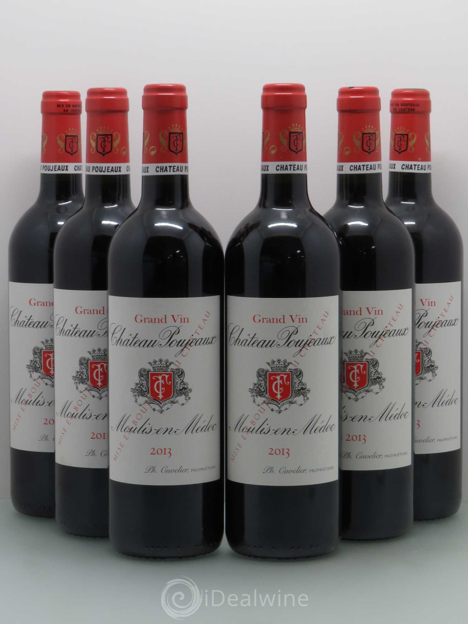 Château Poujeaux 2013 - Lot de 6 bouteilles - 0