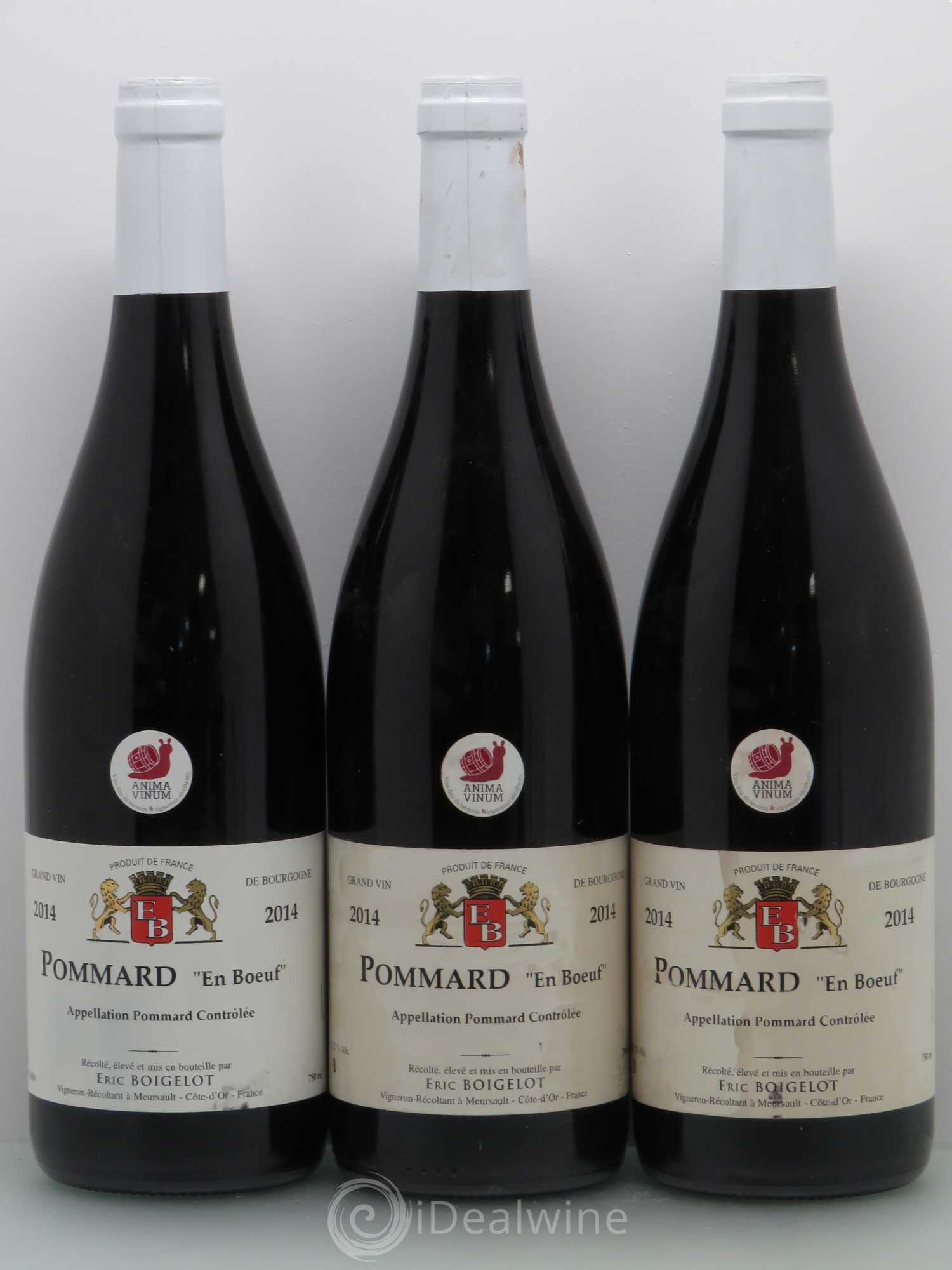 Pommard En Boeuf Boigelot (sans prix de réserve) 2014 - Lot de 3 bouteilles - 0