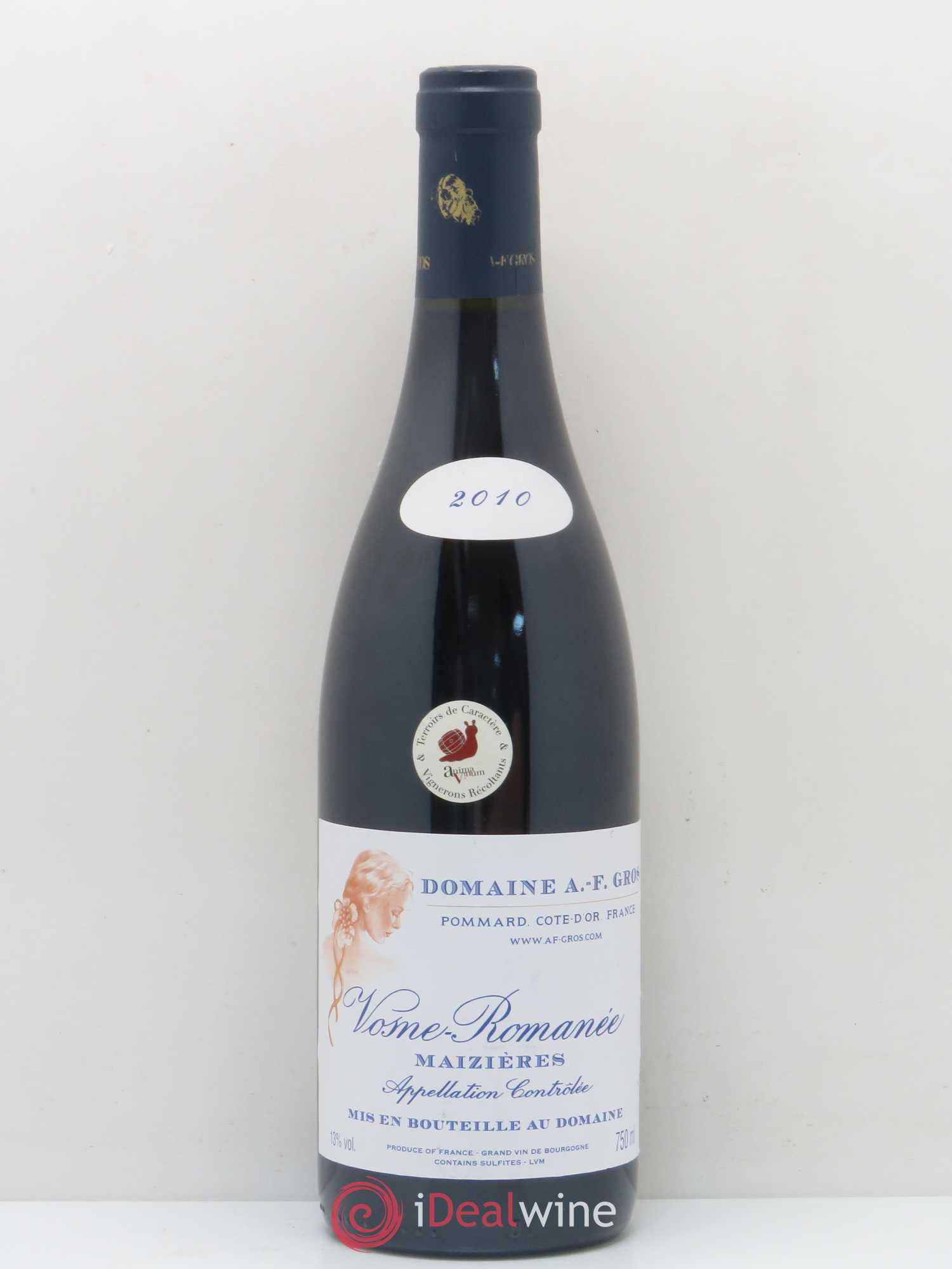 Vosne-Romanée Maizières A.-F. Gros 2010 - Lot de 1 bouteille - 0