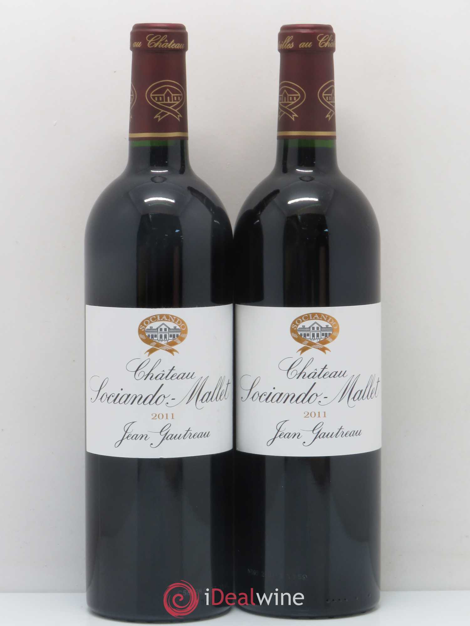 Château Sociando Mallet 2011 - Lot de 2 bouteilles - 0
